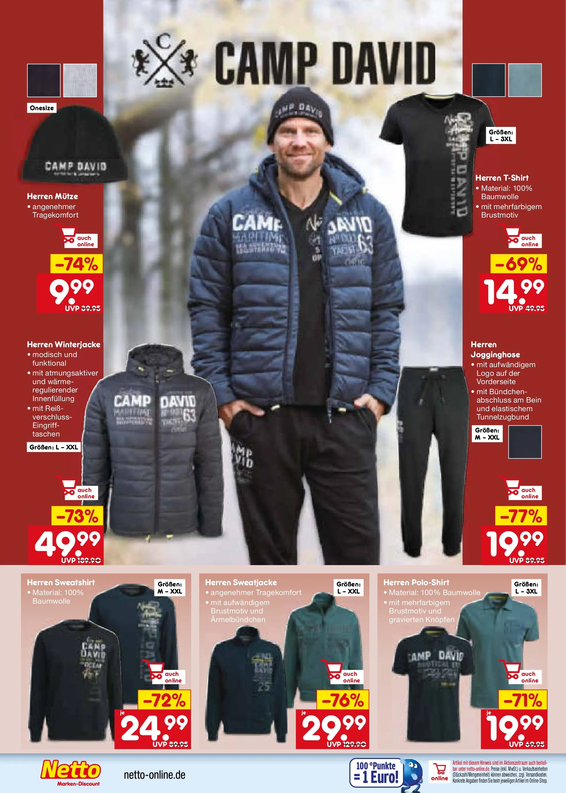Netto Marken-Discount prospekt Gemmingen	 (ab 07.12.2025) » Angebote | Seite: 34 | Produkte: Winterjacke, Sweatjacke, Sweatshirt, Poloshirt
