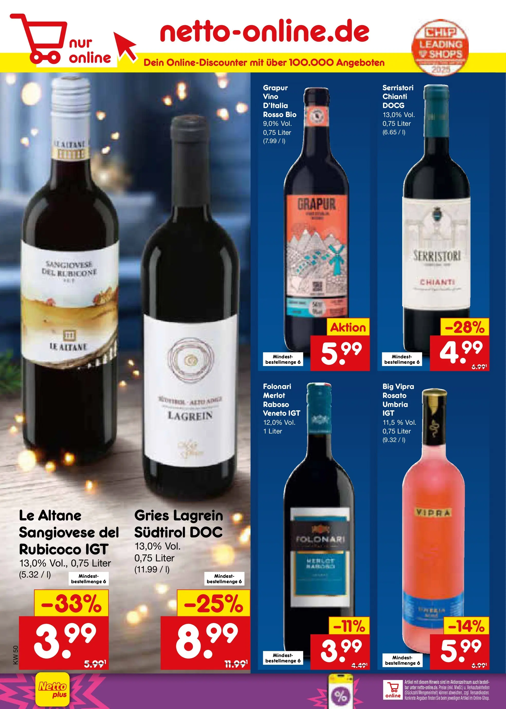 Netto Marken-Discount prospekt Bonn	 (ab 07.12.2025) » Angebote | Seite: 57 | Produkte: Merlot