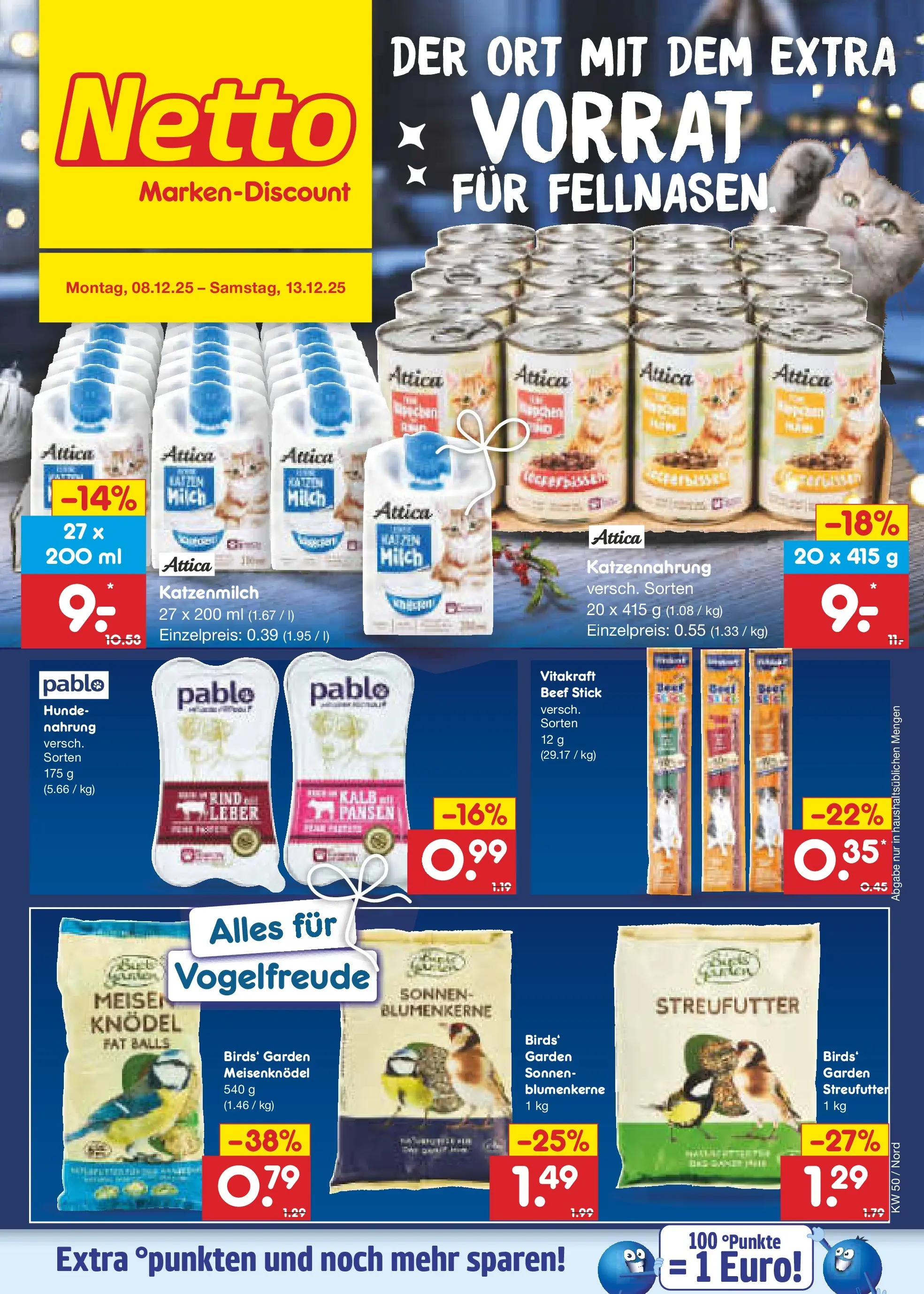 Netto Marken-Discount prospekt Hannover	 (ab 07.12.2025) » Angebote | Seite: 22 | Produkte: Milch