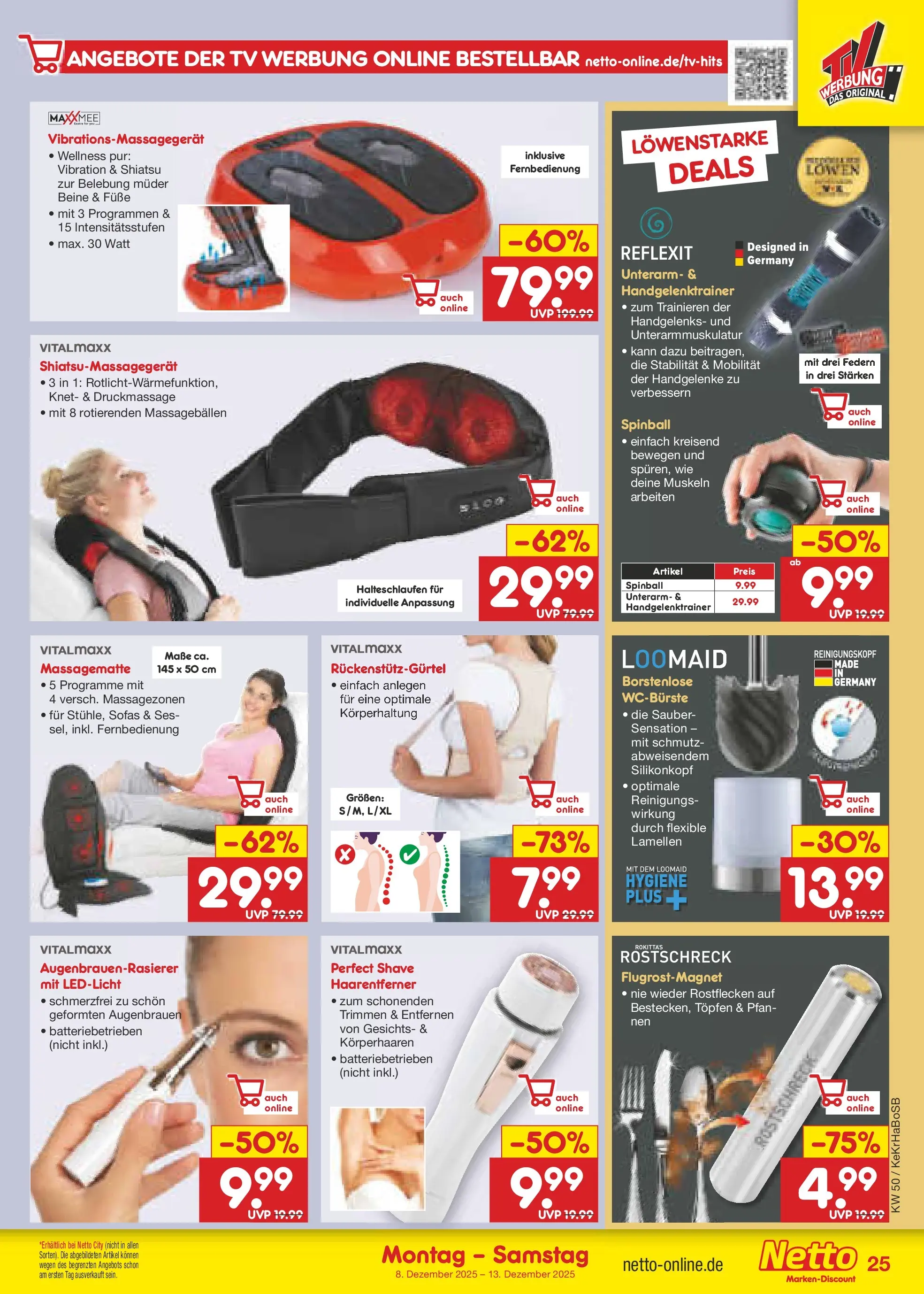 Netto Marken-Discount prospekt Bonn	 (ab 07.12.2025) » Angebote | Seite: 31 | Produkte: TV