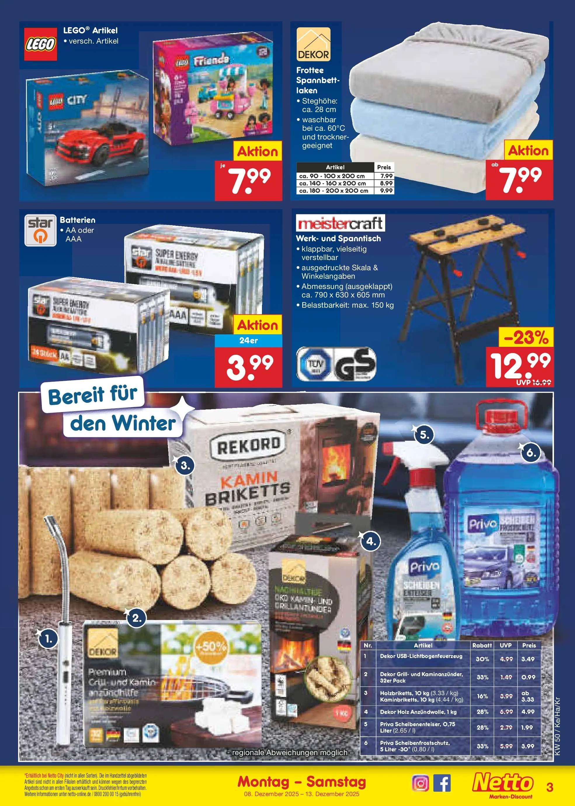 Netto Marken-Discount prospekt Bonn	 (ab 07.12.2025) » Angebote | Seite: 25 | Produkte: Trockner, Grill, Kamin, Energy