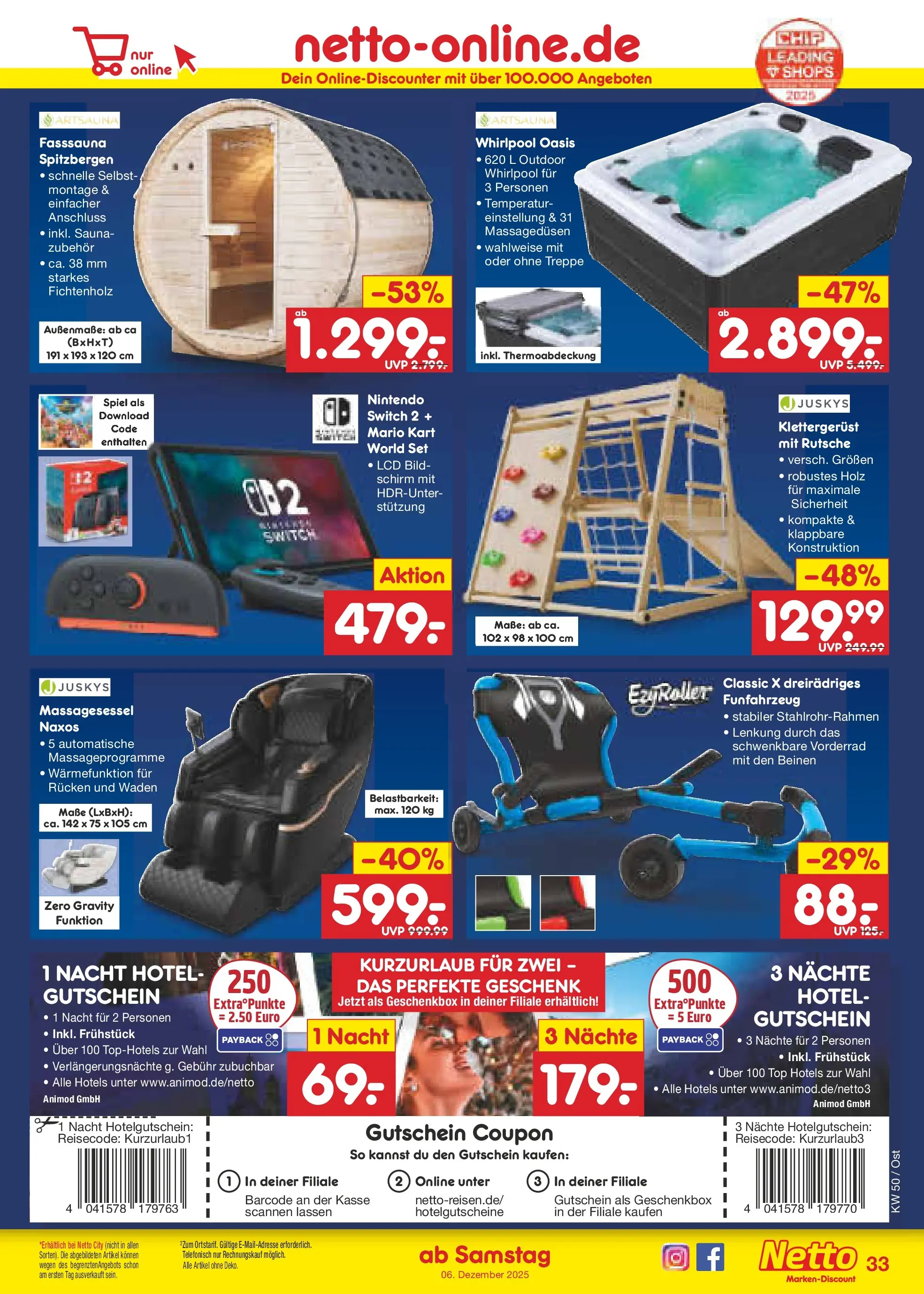 Netto Marken-Discount prospekt Erfurt	 (ab 07.12.2025) » Angebote | Seite: 41 | Produkte: Top, Spiel