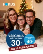 Fokus optik Sleva na v&scaron;echna br&yacute;lov&aacute; skla &ndash; do 31.12.2025