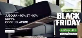 Découvrez nos offres Black Friday sur les canapés convertibles design incontournables.
