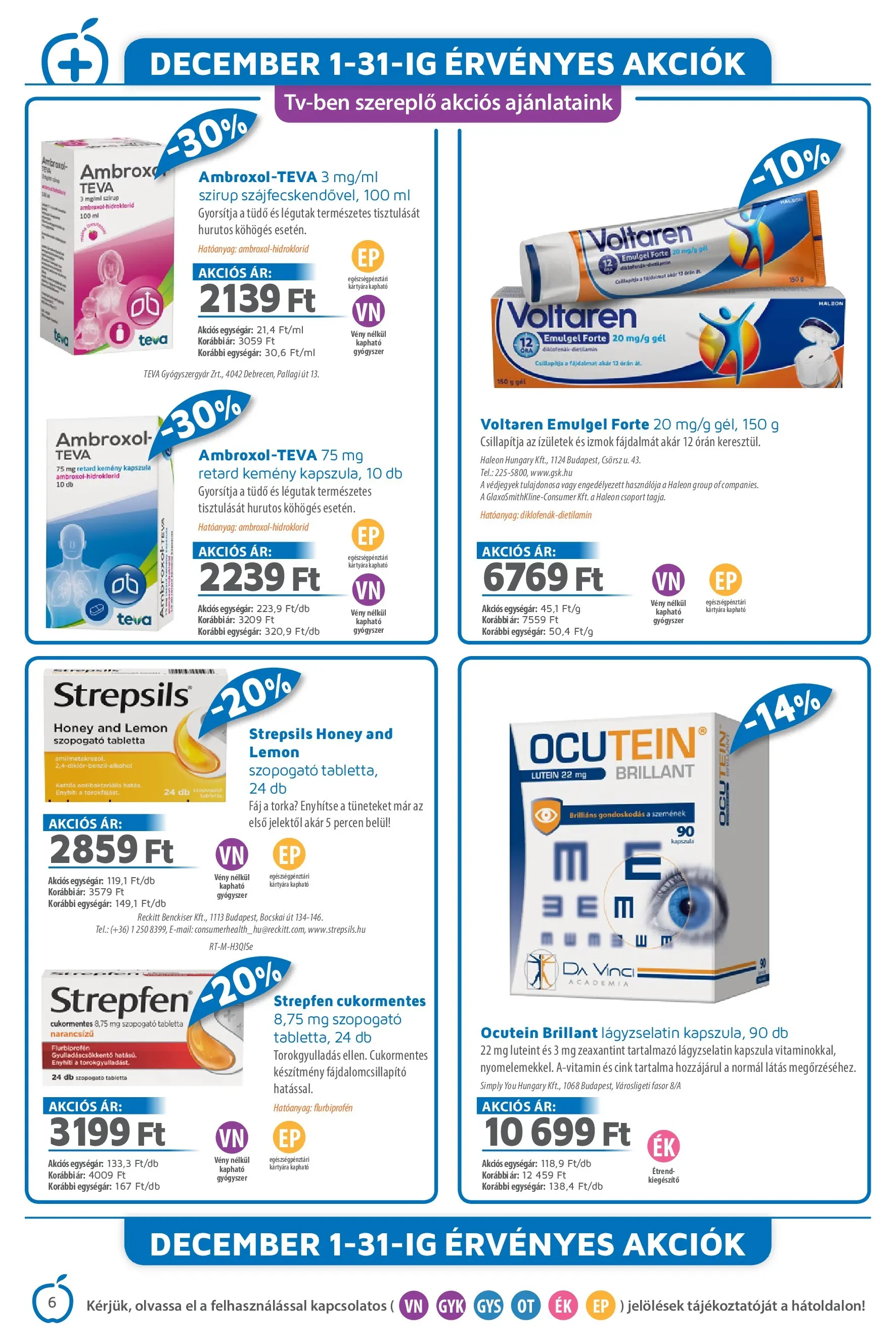 Alma Gyógyszertárak - Alma újság érvényessége 2025.12.31-ig - 2025.12.02. -tól/töl > akció, lapozható szórólap 🛍️ | Oldal: 6