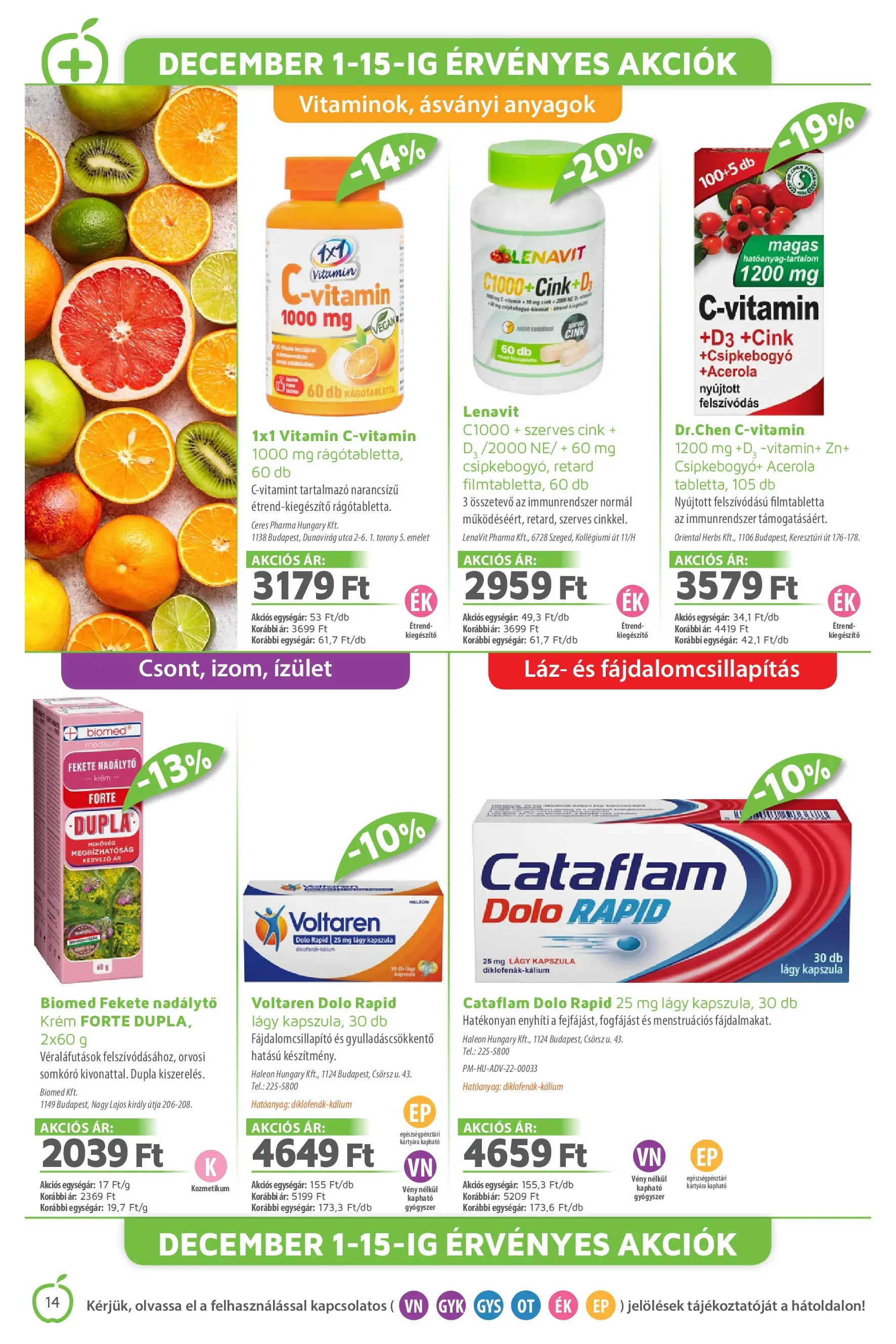 Alma Gyógyszertárak - Alma újság érvényessége 2025.12.31-ig - 2025.12.02. -tól/töl > akció, lapozható szórólap 🛍️ | Oldal: 14 | Termékek: Vegán