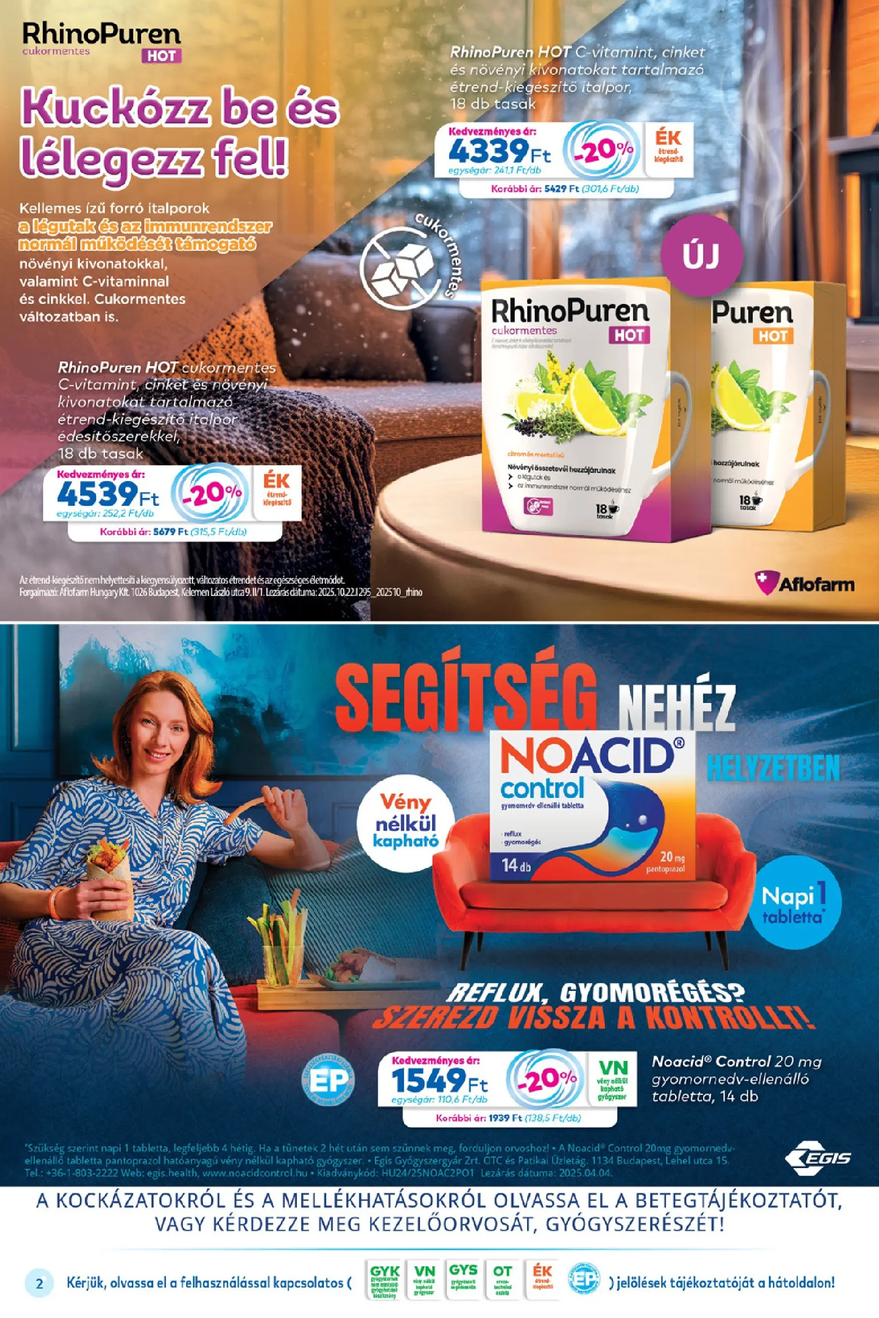 Ajánlatok - Gyöngy Patikak újság érvényessége 2025.12.31-ig - 2025.12.02. -tól/töl > akció, lapozható szórólap 🛍️ | Oldal: 2