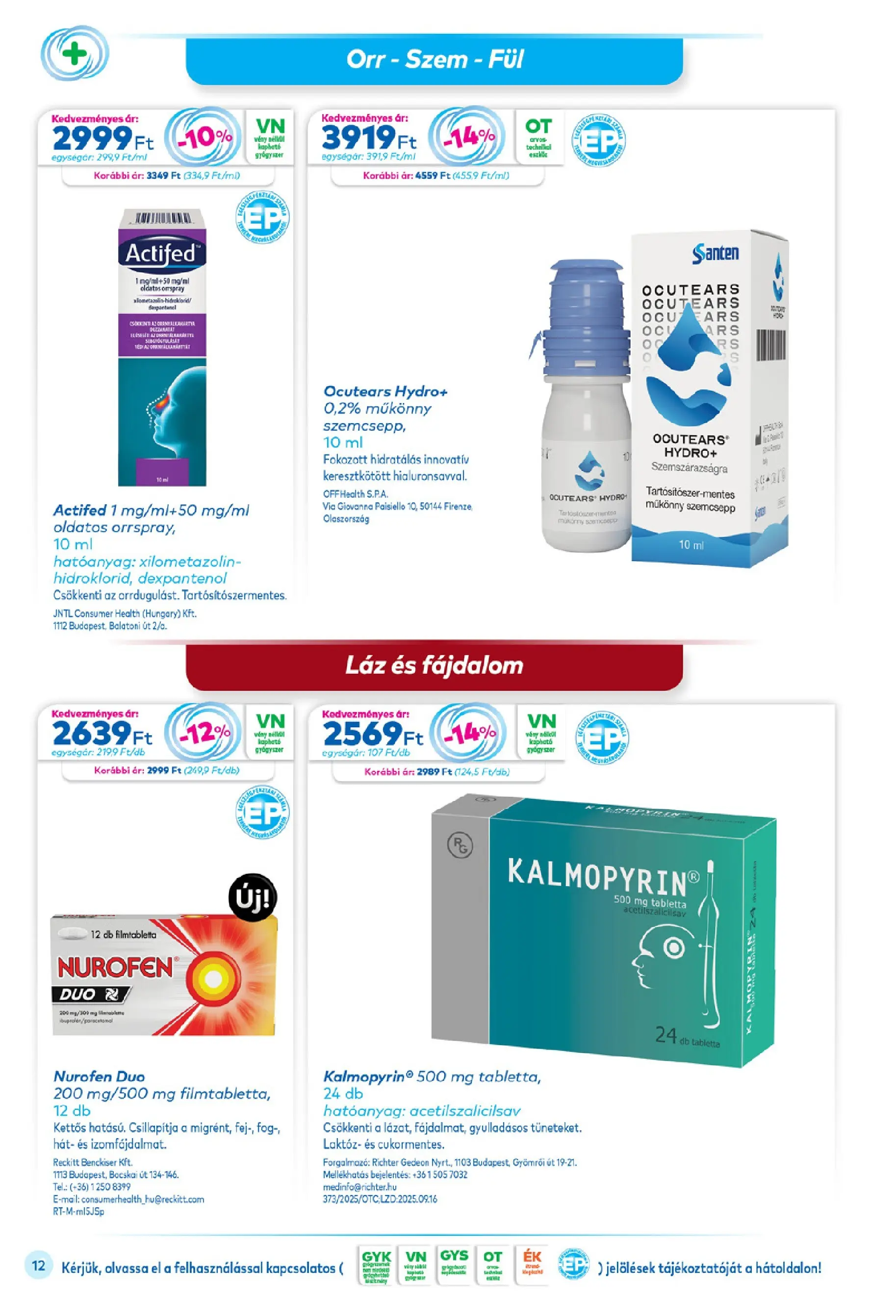 Ajánlatok - Gyöngy Patikak újság érvényessége 2025.12.31-ig - 2025.12.02. -tól/töl > akció, lapozható szórólap 🛍️ | Oldal: 12