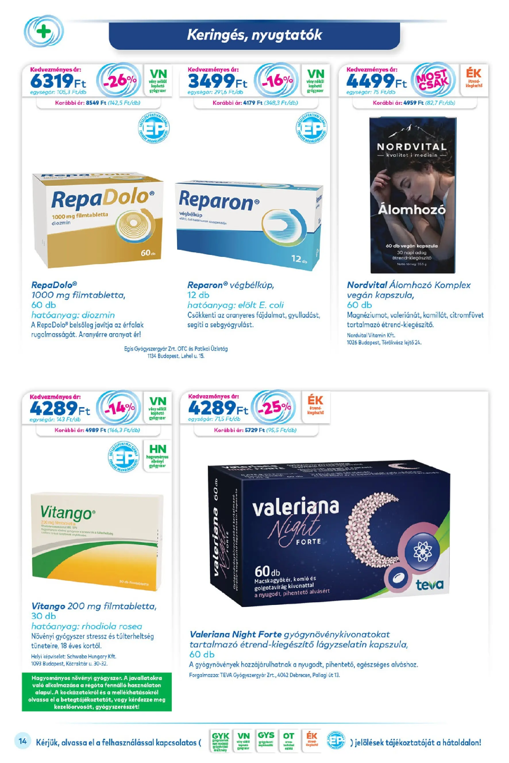 Ajánlatok - Gyöngy Patikak újság érvényessége 2025.12.31-ig - 2025.12.02. -tól/töl > akció, lapozható szórólap 🛍️ | Oldal: 14