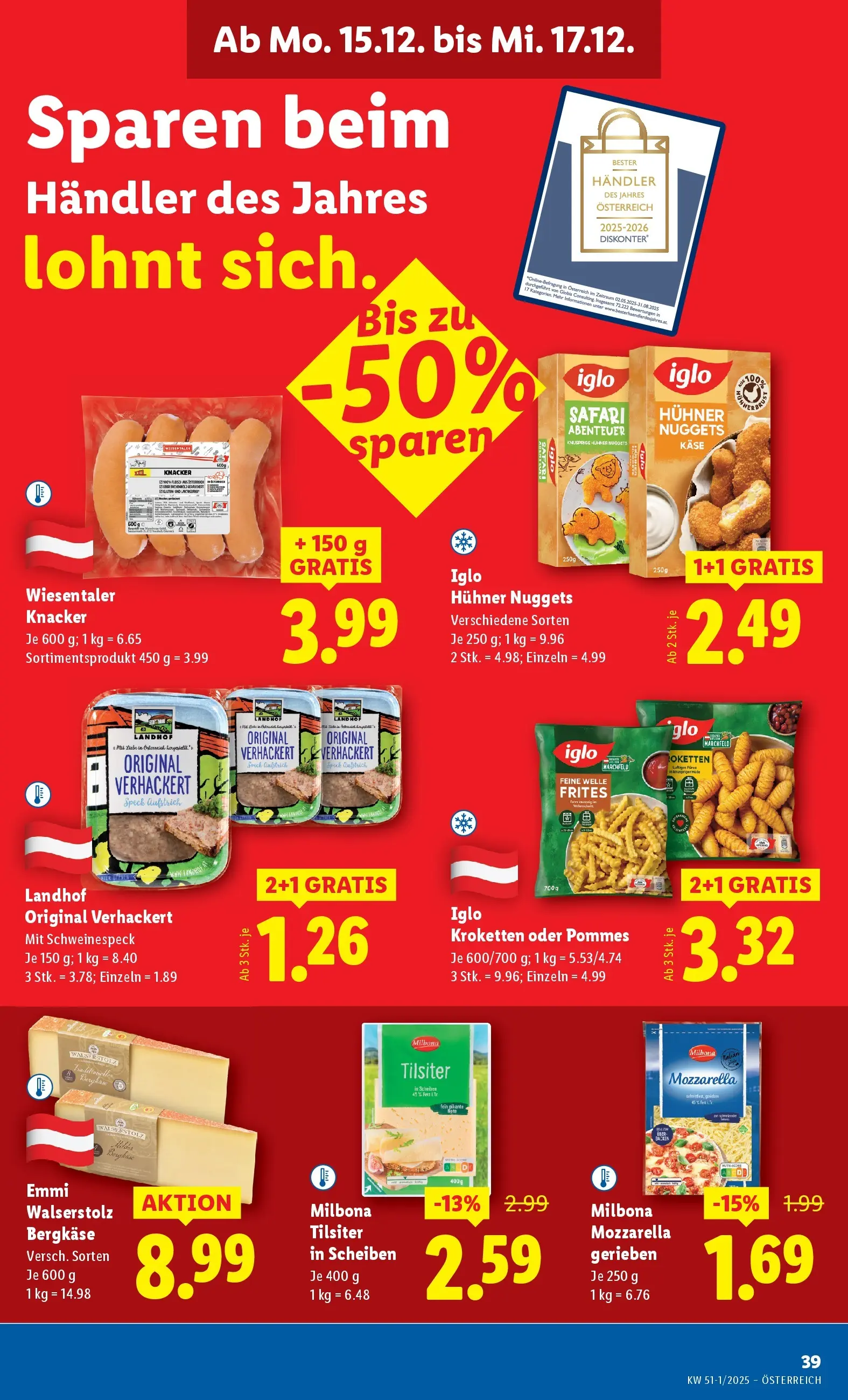 Lidl - Lidl: Flugblatt in deiner Nähe ab 10.12.2025 - Angebote ab donnerstag | Seite: 43