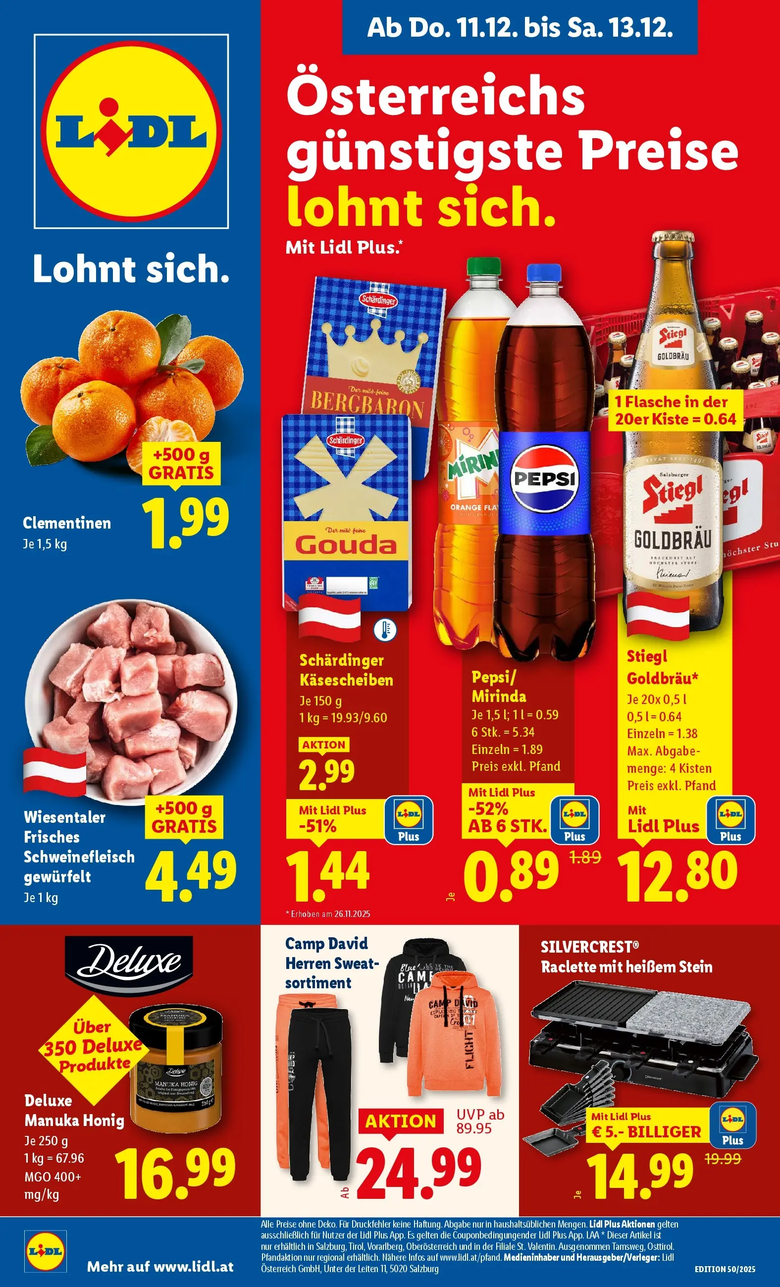 Lidl - Lidl: Flugblatt in deiner Nähe ab 10.12.2025 - Angebote ab donnerstag | Seite: 1