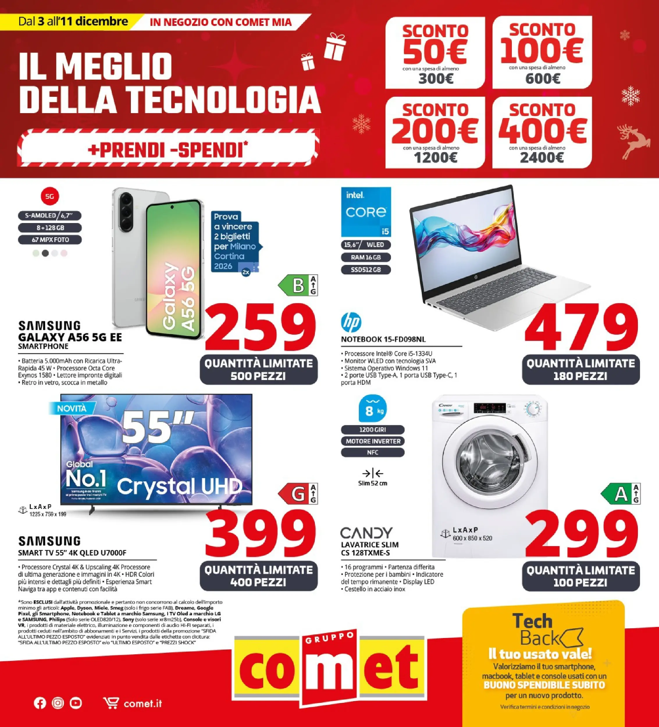 Nuovo Comet - Anteprima Natale da Comet! dal 02/12/2025 > offerte anteprima 🛍️ | Pagina: 1 | Prodotti: Notebook, smart TV, Smartphone, Tablet