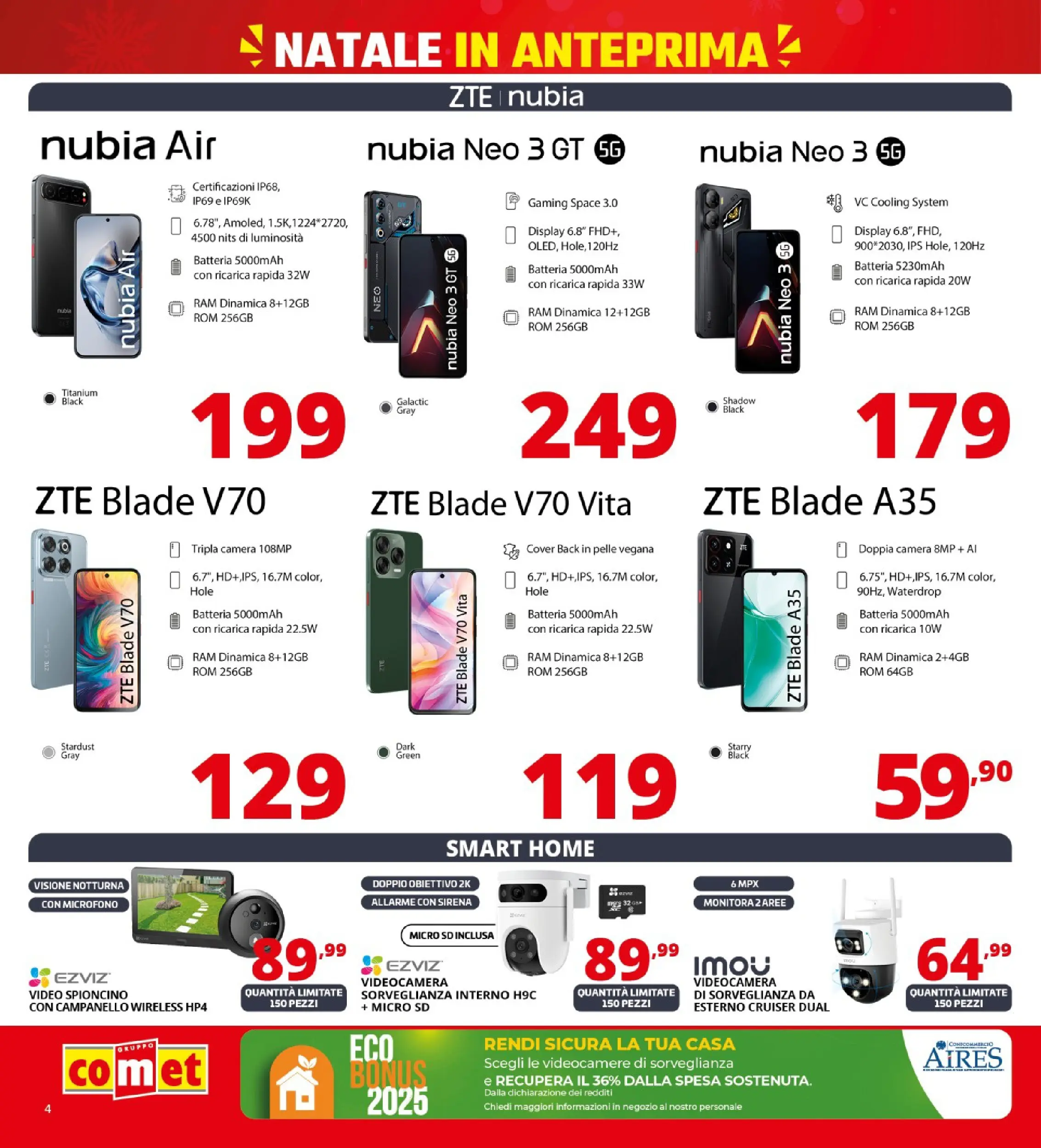 Nuovo Comet - Anteprima Natale da Comet! dal 02/12/2025 > offerte anteprima 🛍️ | Pagina: 4 | Prodotti: Video, Videocamera, Microfono, Batteria