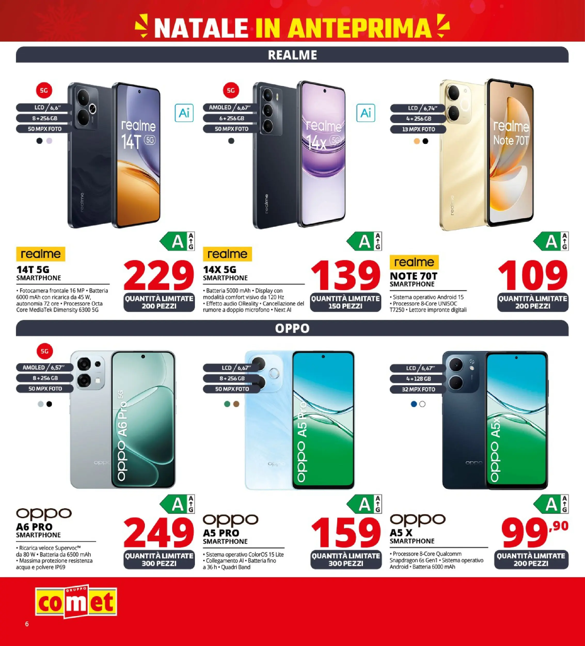 Nuovo Comet - Anteprima Natale da Comet! dal 02/12/2025 > offerte anteprima 🛍️ | Pagina: 6 | Prodotti: Acqua, Smartphone, Audio, Batteria