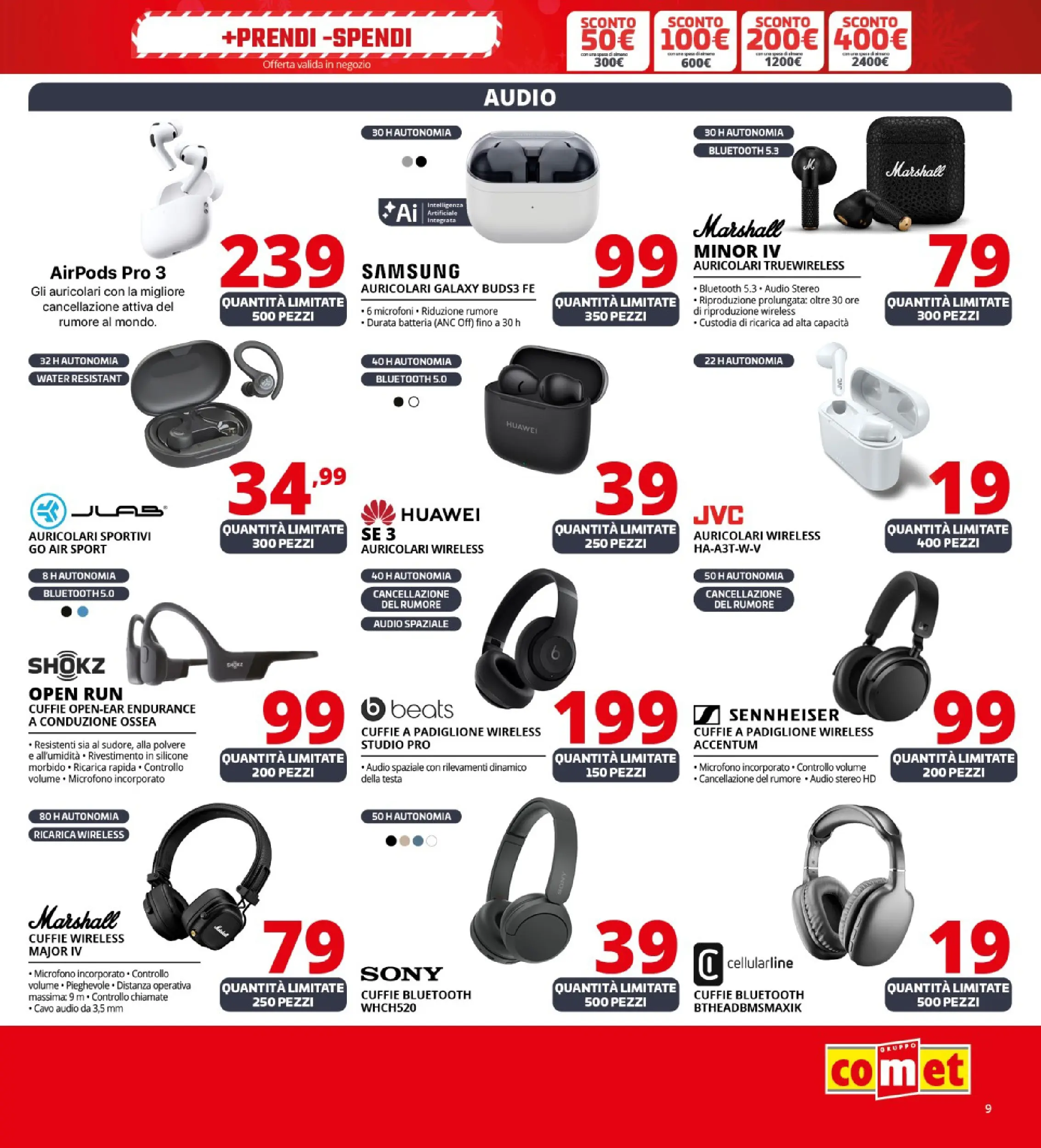 Nuovo Comet - Anteprima Natale da Comet! dal 02/12/2025 > offerte anteprima 🛍️ | Pagina: 9 | Prodotti: Auricolari, Silicone, Batteria, Samsung