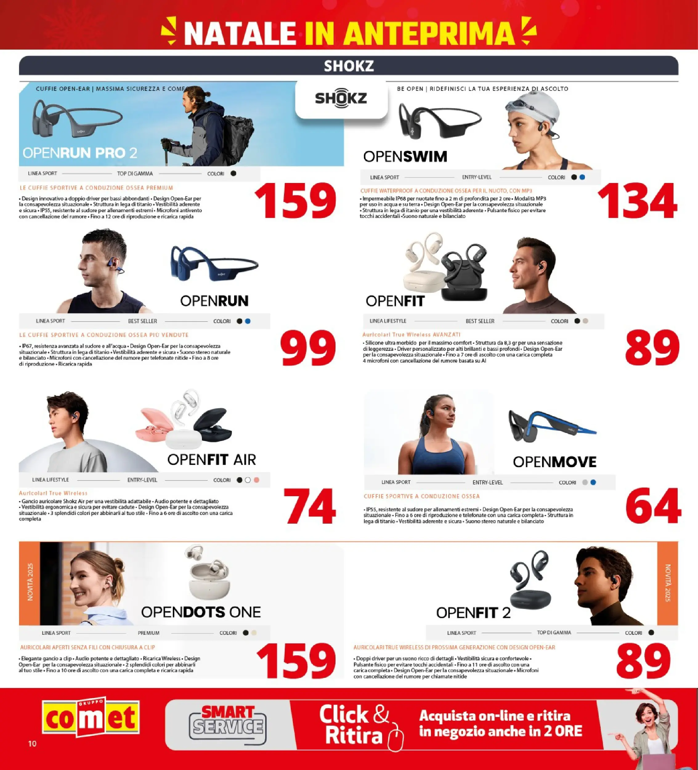 Nuovo Comet - Anteprima Natale da Comet! dal 02/12/2025 > offerte anteprima 🛍️ | Pagina: 10 | Prodotti: Acqua, Audio, Cuffie, Silicone