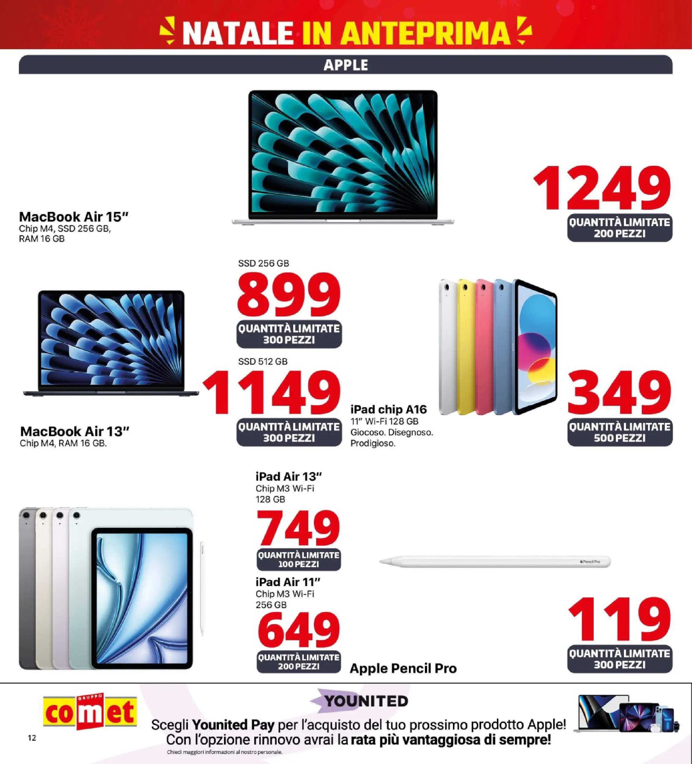 Nuovo Comet - Anteprima Natale da Comet! dal 02/12/2025 > offerte anteprima 🛍️ | Pagina: 12 | Prodotti: Macbook air, Ipad, Macbook