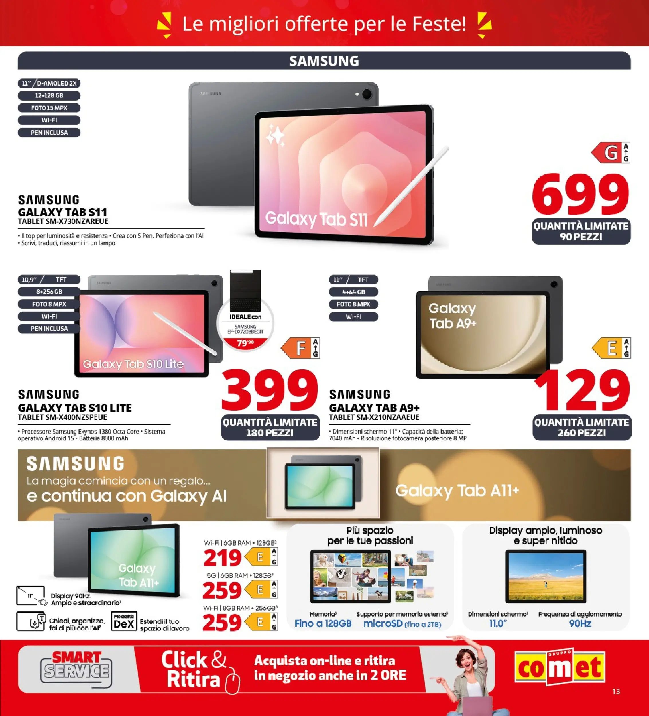 Nuovo Comet - Anteprima Natale da Comet! dal 02/12/2025 > offerte anteprima 🛍️ | Pagina: 13 | Prodotti: Schermo, Tablet, Batteria, Samsung