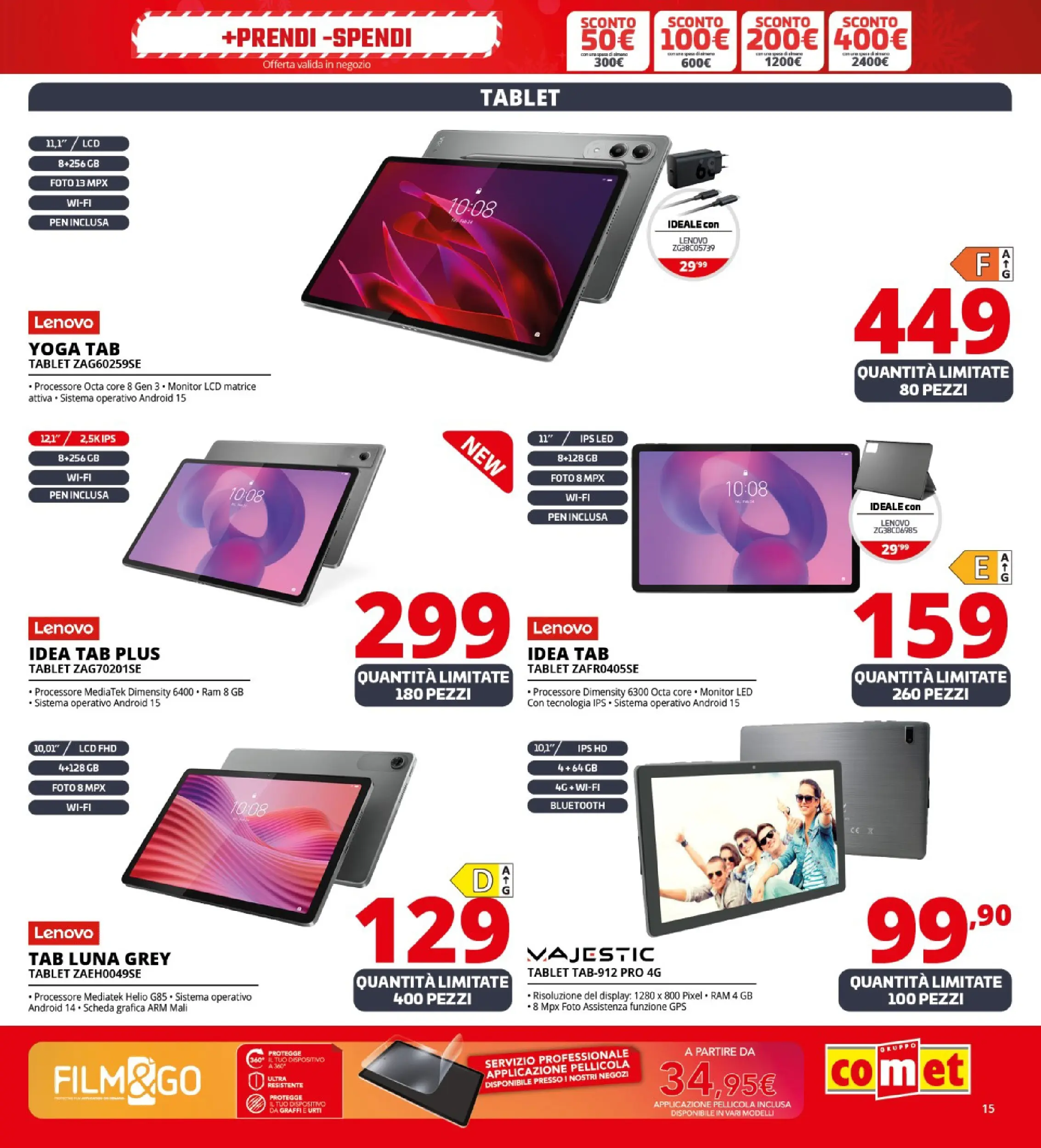 Nuovo Comet - Anteprima Natale da Comet! dal 02/12/2025 > offerte anteprima 🛍️ | Pagina: 15 | Prodotti: Tablet, Pellicola