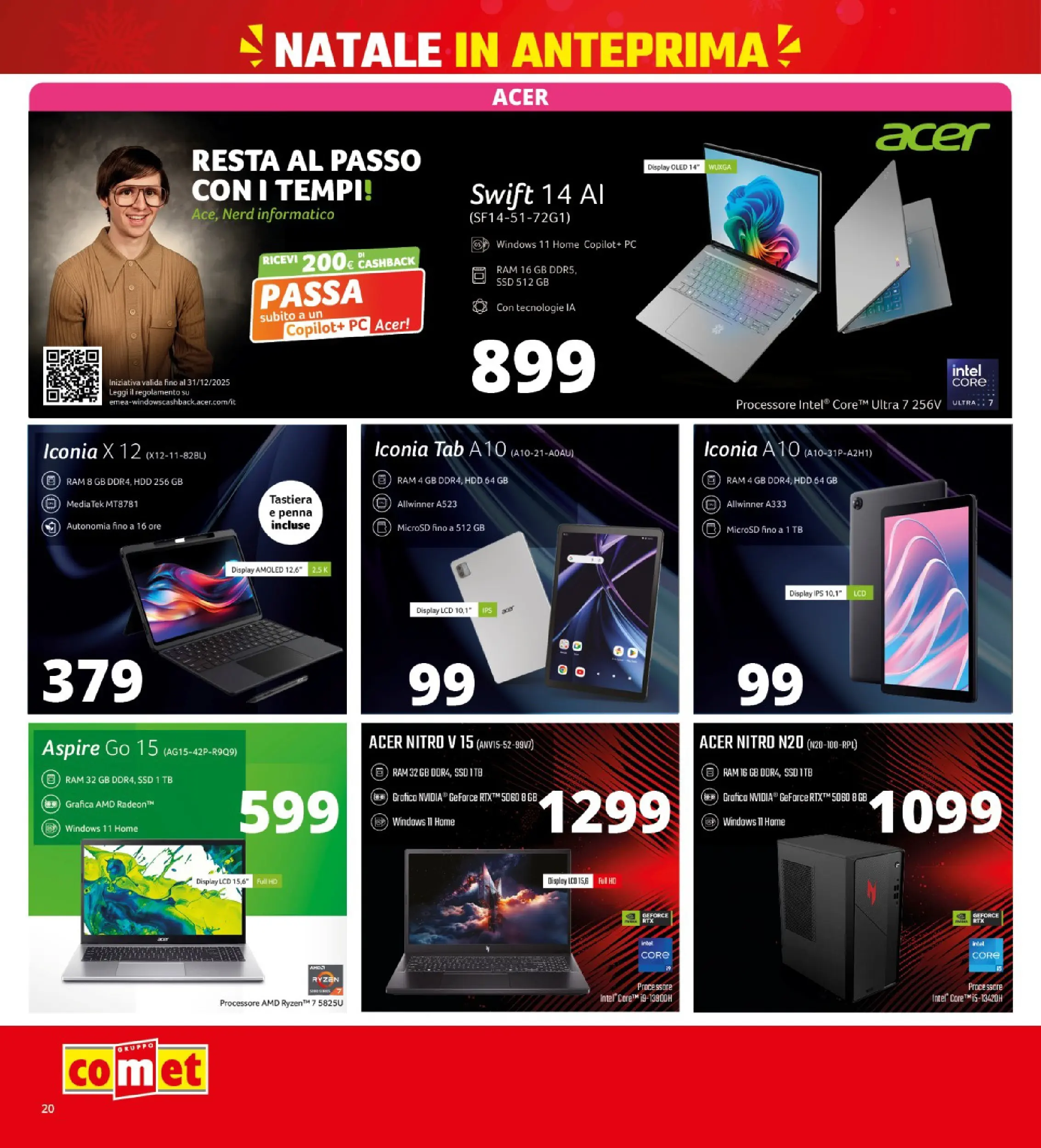 Nuovo Comet - Anteprima Natale da Comet! dal 02/12/2025 > offerte anteprima 🛍️ | Pagina: 20 | Prodotti: PC, Tastiera