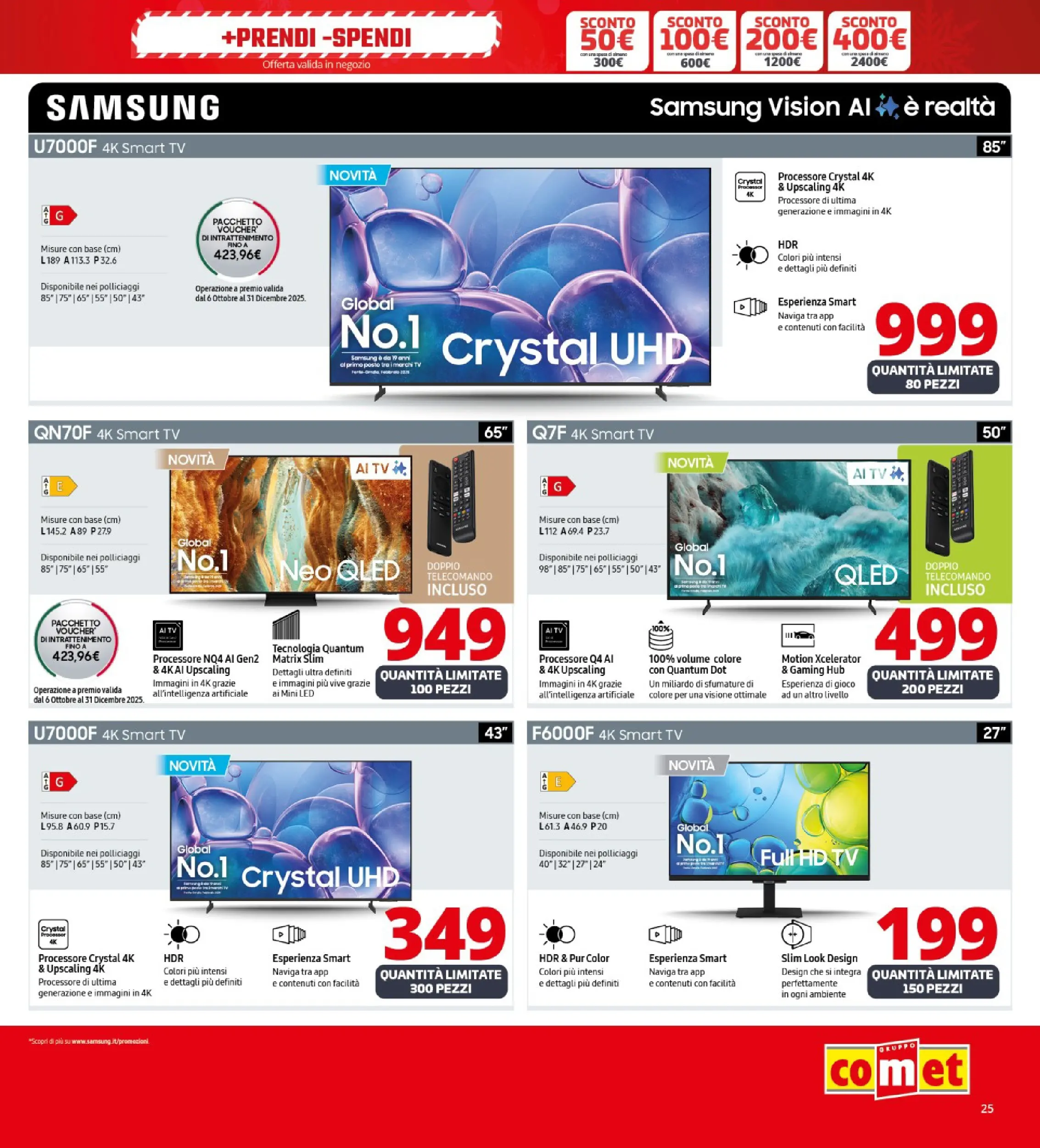 Nuovo Comet - Anteprima Natale da Comet! dal 02/12/2025 > offerte anteprima 🛍️ | Pagina: 25 | Prodotti: Telecomando, smart TV, Gioco, Samsung