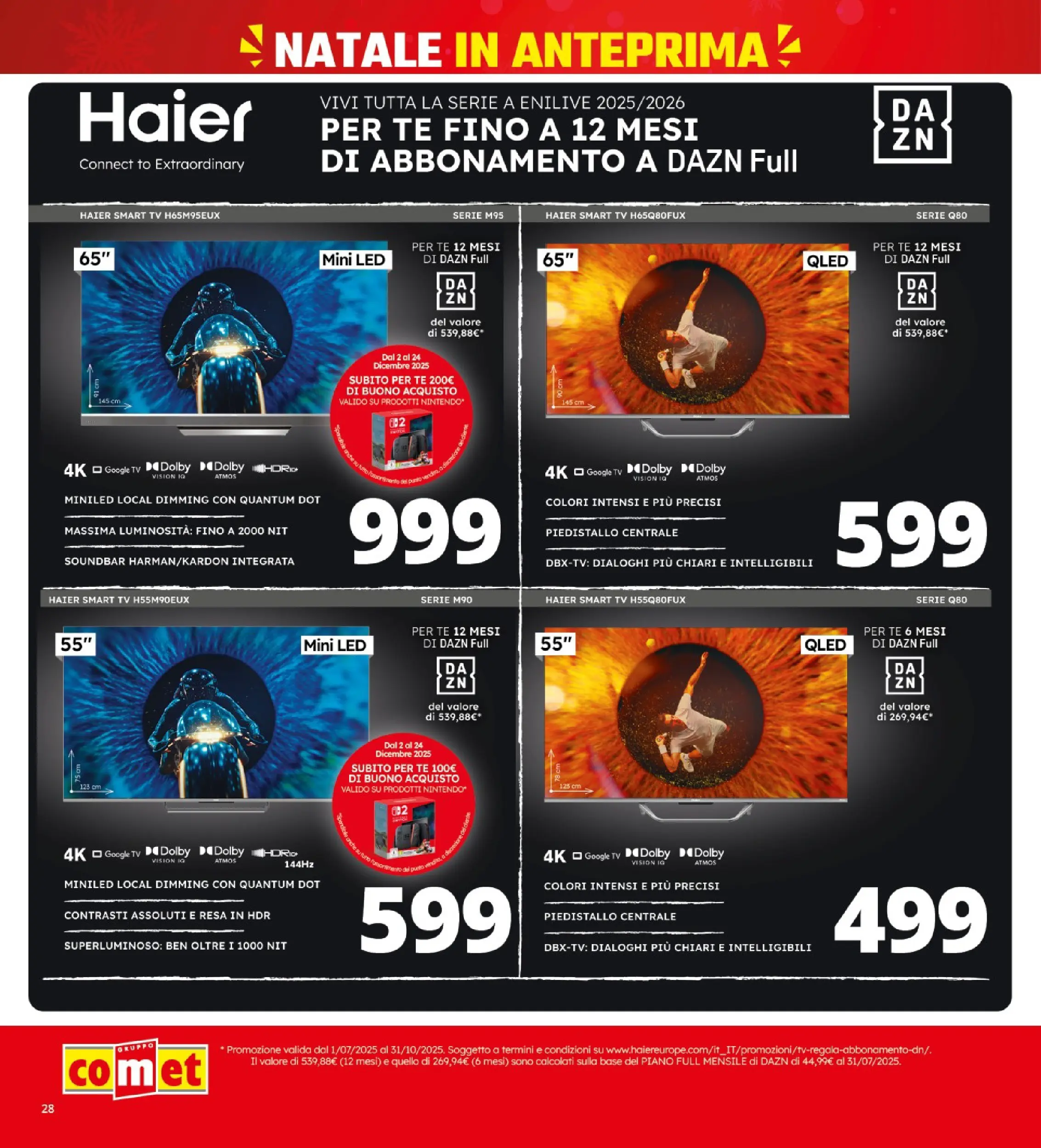 Nuovo Comet - Anteprima Natale da Comet! dal 02/12/2025 > offerte anteprima 🛍️ | Pagina: 28 | Prodotti: Tè, smart TV, Soundbar, TV