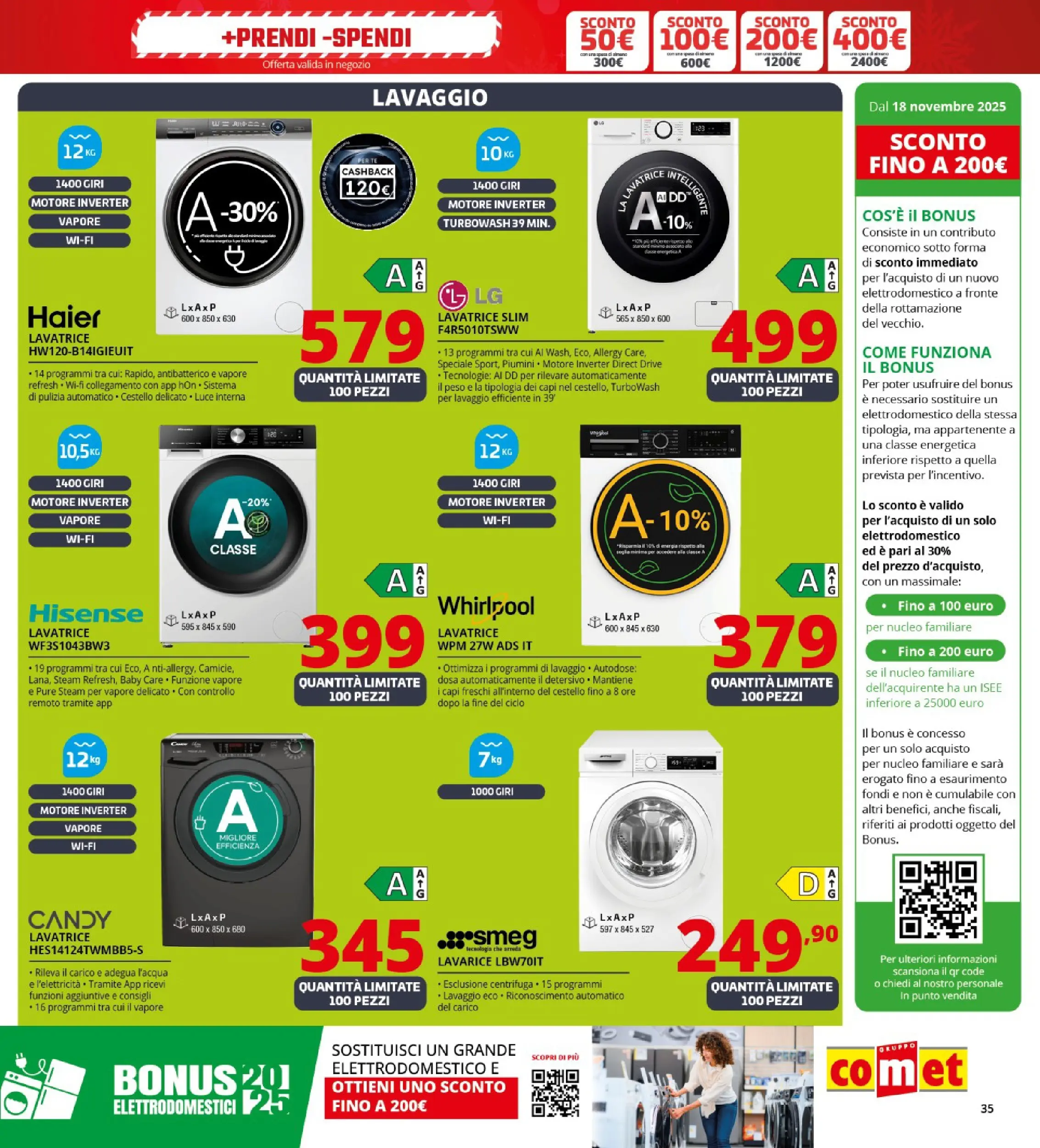 Nuovo Comet - Anteprima Natale da Comet! dal 02/12/2025 > offerte anteprima 🛍️ | Pagina: 35 | Prodotti: Lavatrice