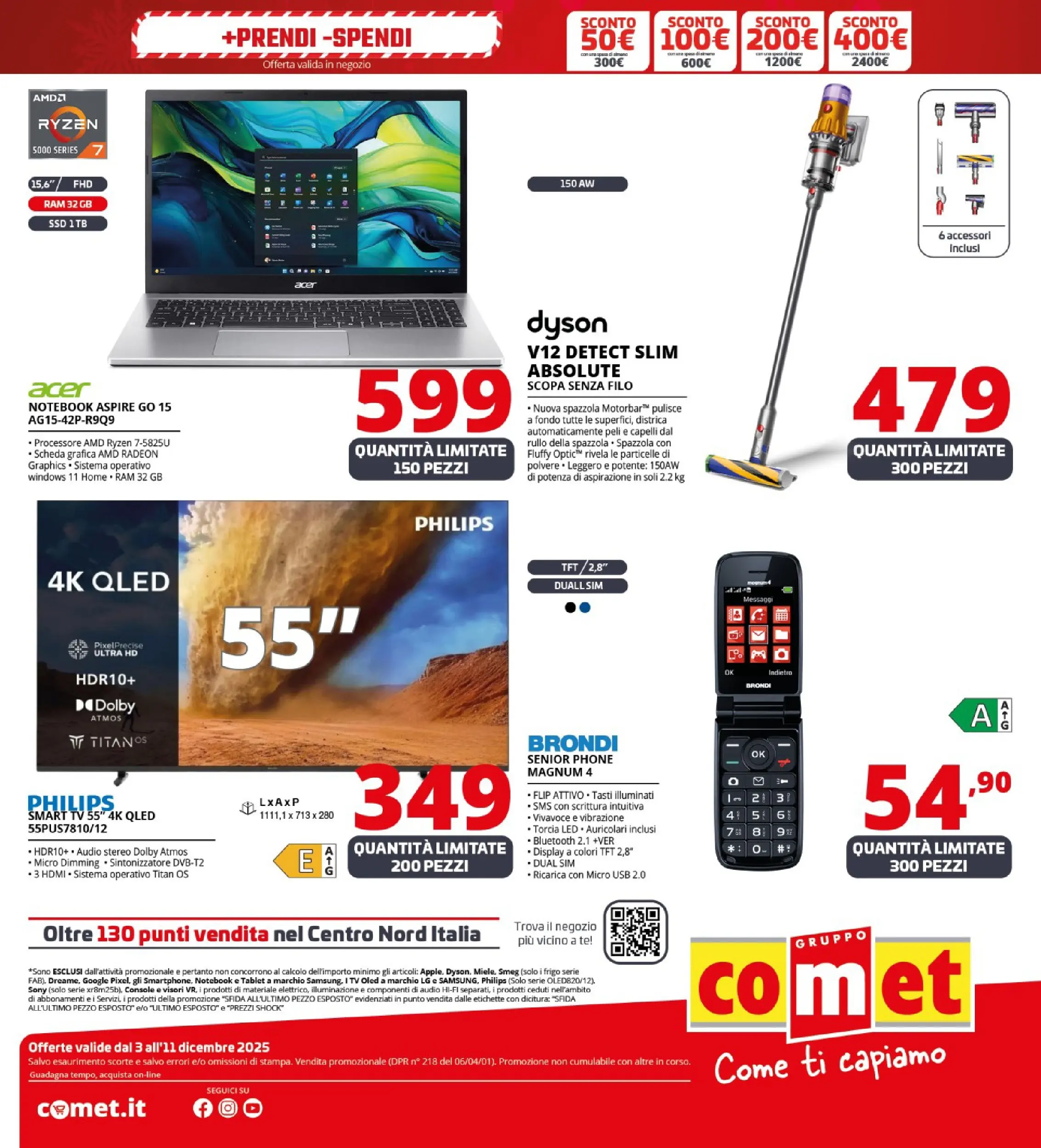 Nuovo Comet - Anteprima Natale da Comet! dal 02/12/2025 > offerte anteprima 🛍️ | Pagina: 40 | Prodotti: Spazzola, Audio, USB, Dyson