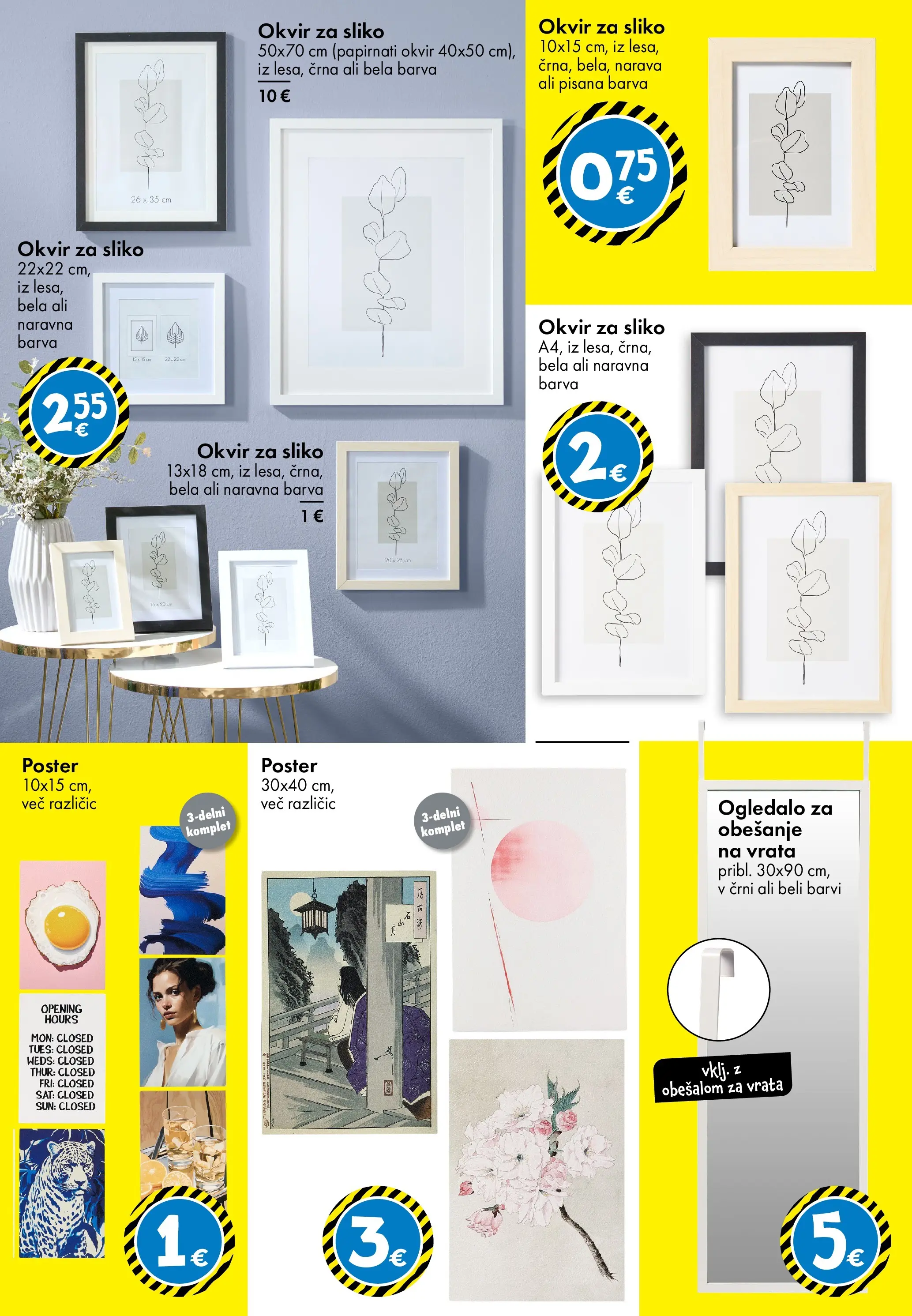 TEDi - TEDi - Poln idej veljaven od 04.12.2025 | Stran: 12 | Izdelki: Okvir, Ogledalo, Barva, Vrata