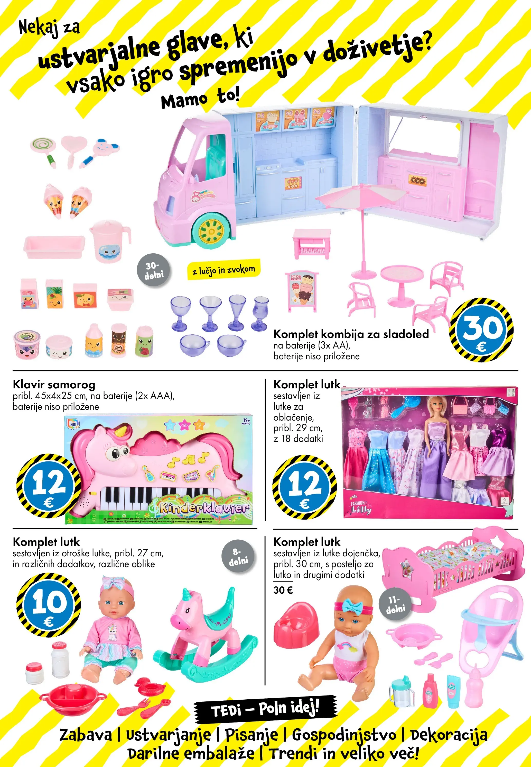 TEDi - TEDi - Poln idej veljaven od 04.12.2025 | Stran: 15 | Izdelki: Baterije, Sladoled