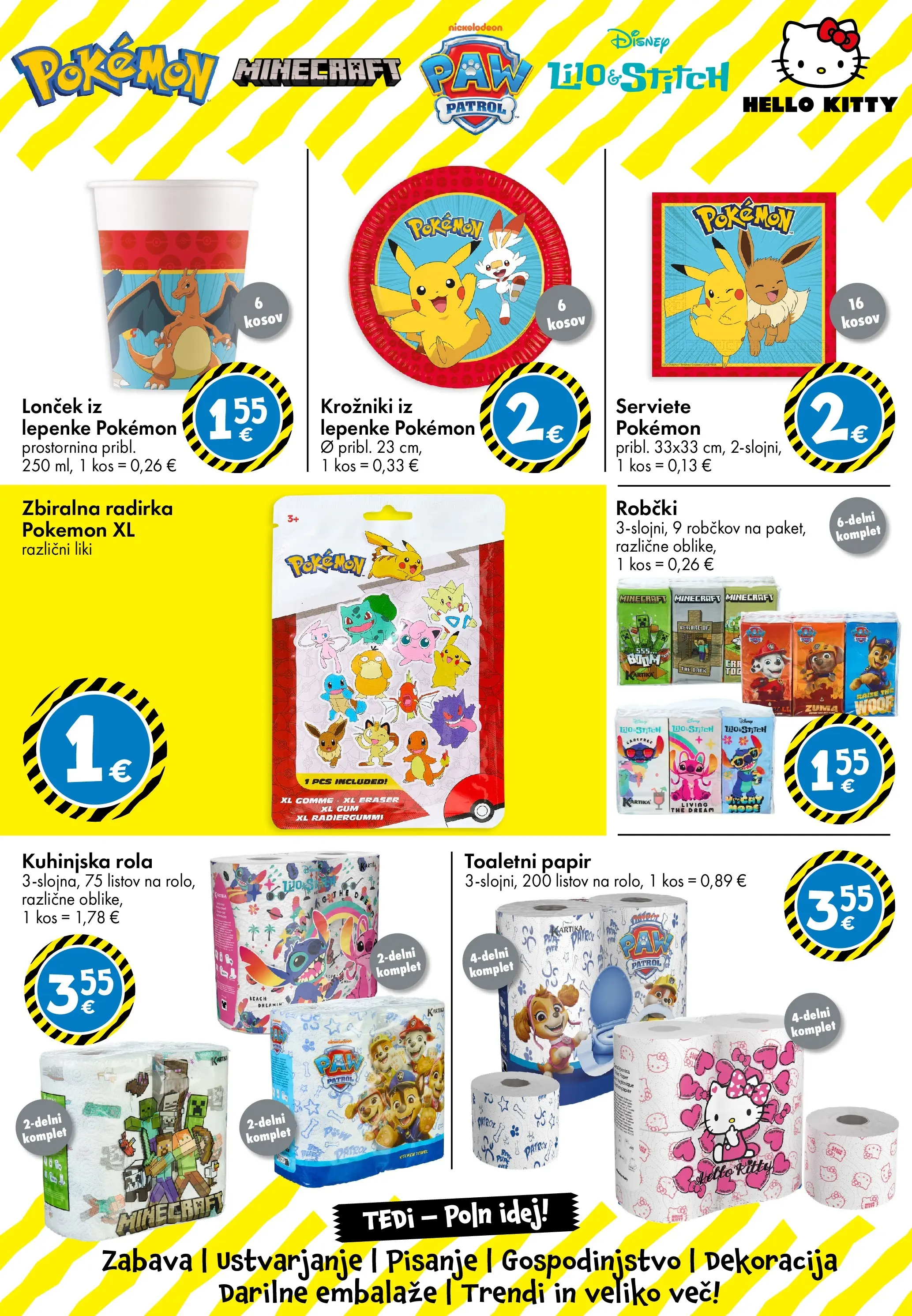 TEDi - TEDi - Poln idej veljaven od 04.12.2025 | Stran: 18 | Izdelki: Toaletni papir, Robčki, Kos