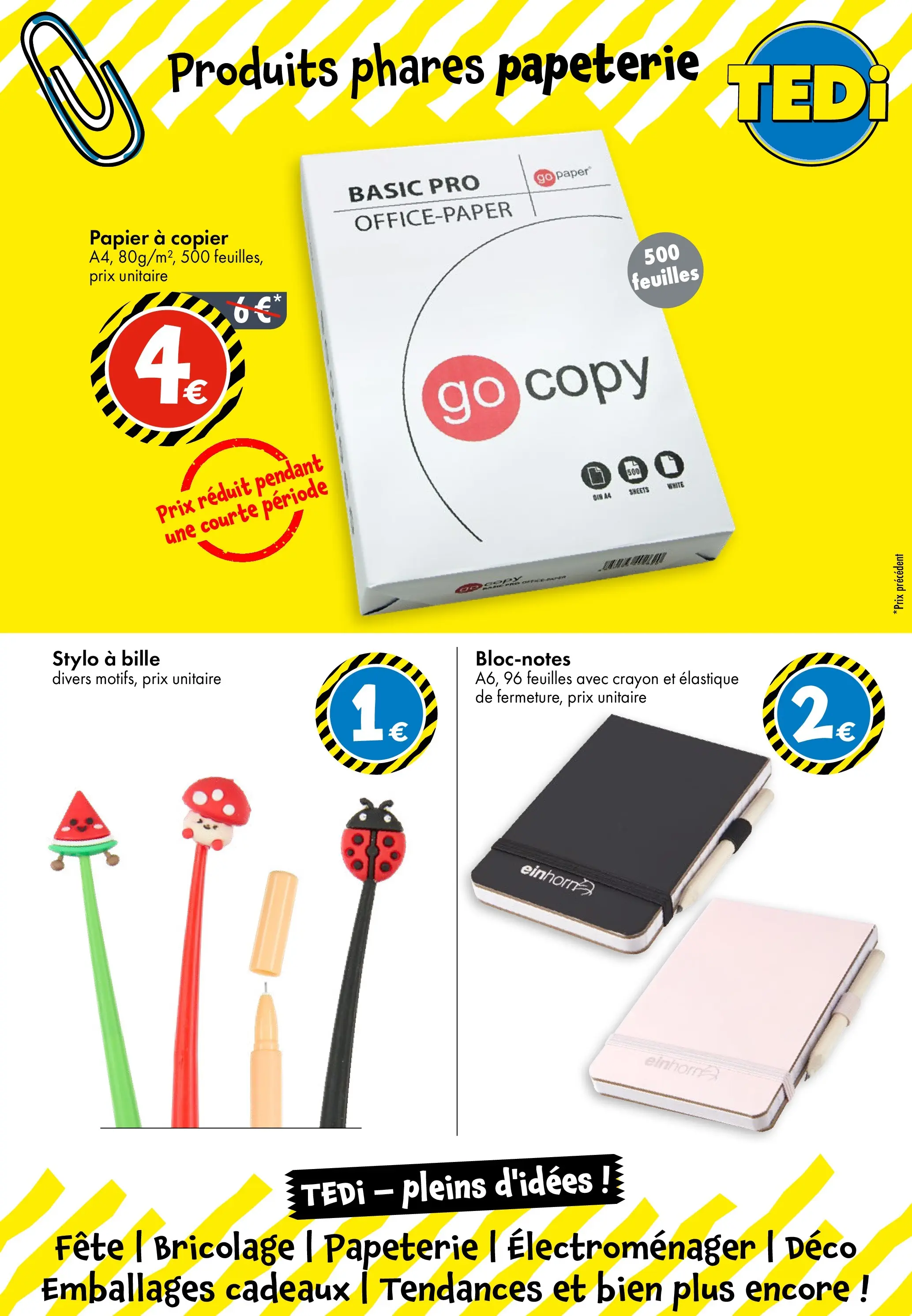 TEDi - TEDi: Découvrez les nouvelles offres à partir du 03/12/2025 - promo en ligne | Page: 2 | Produits: Crayon, Stylo