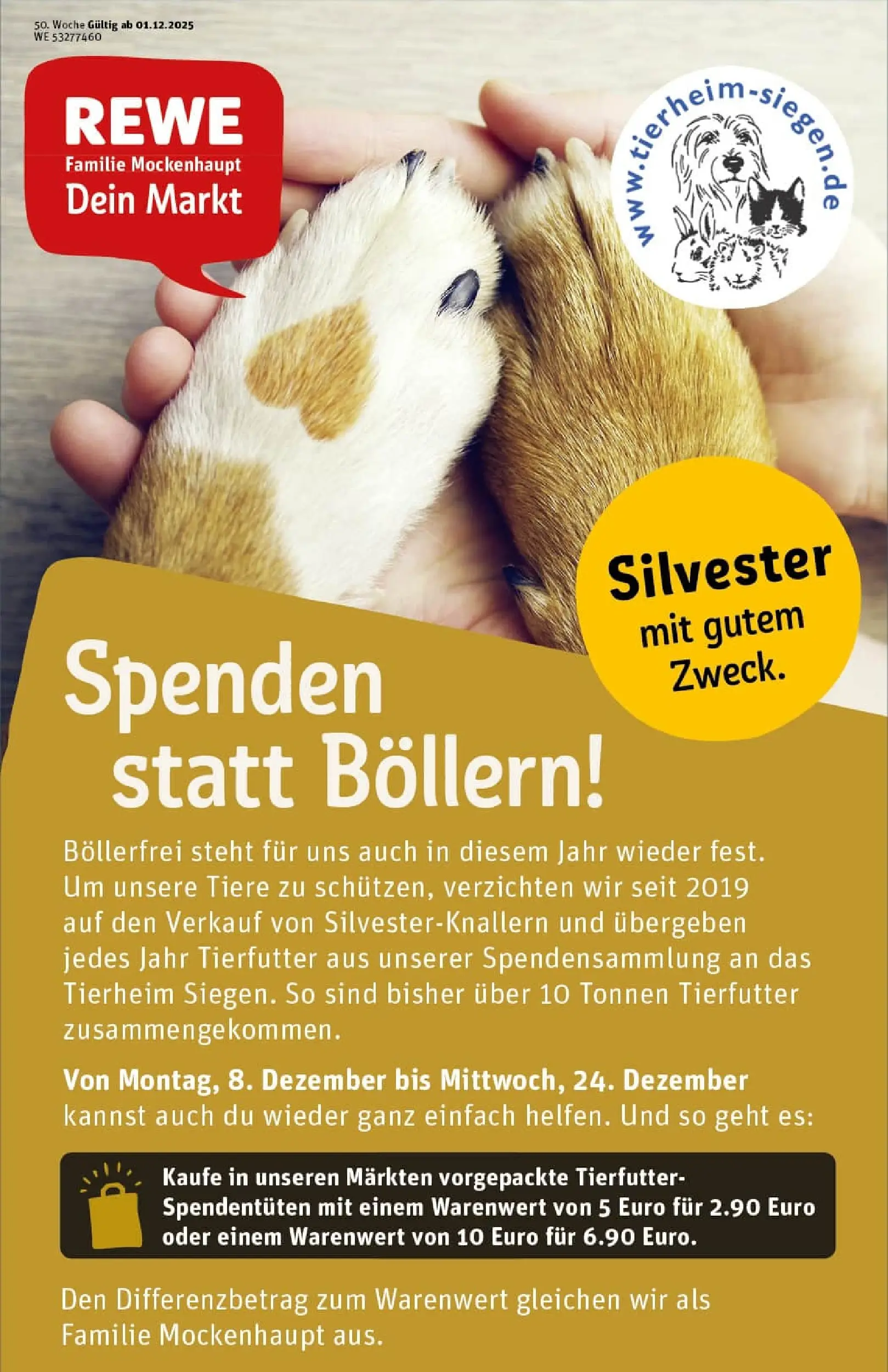 REWE Prospekt ab 07.12.2025 zum Blättern » Angebote | Seite: 1