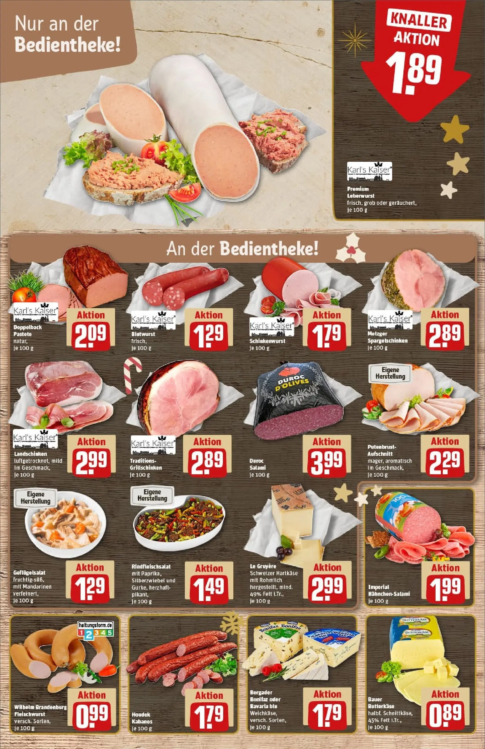 REWE Prospekt ab 07.12.2025 zum Blättern » Angebote | Seite: 9 | Produkte: Mandarinen, Salami