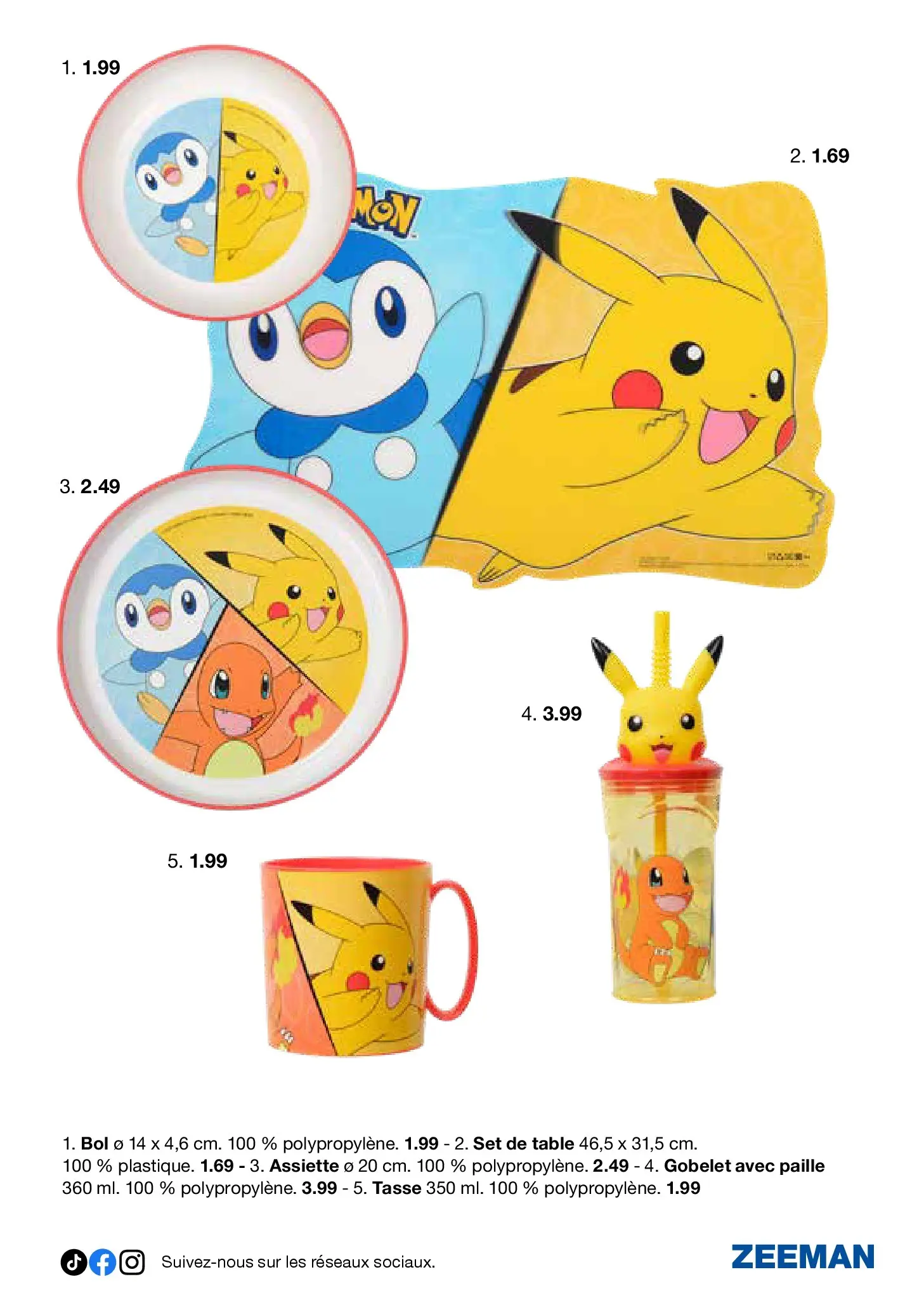 Zeeman - Zeeman catalogue à partir du 05/12/2025 - promo en ligne | Page: 11 | Produits: Bol, Table