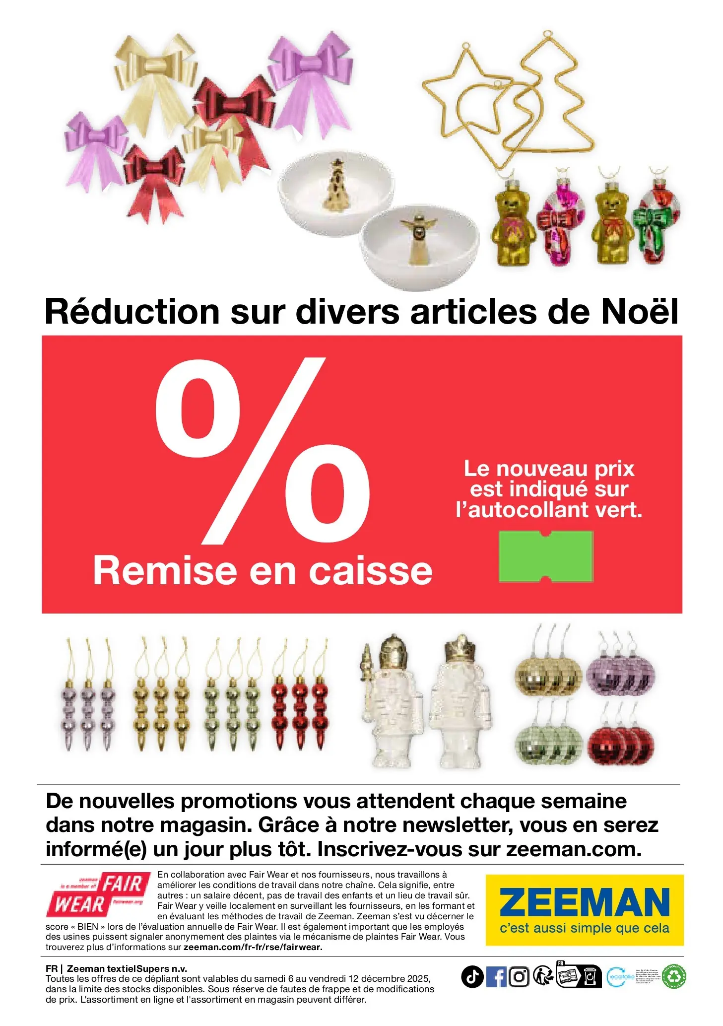 Zeeman - Zeeman catalogue à partir du 05/12/2025 - promo en ligne | Page: 12