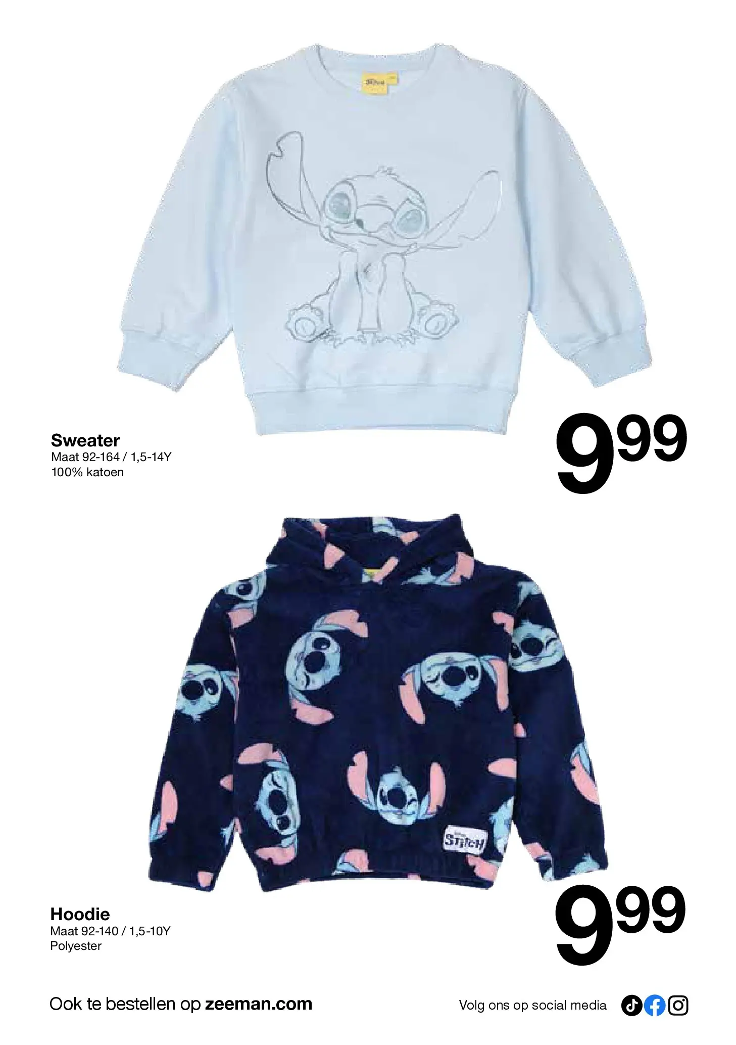 Zeeman folder vanaf 05-12-2025 || NIEUWE | Pagina: 6 | Producten: Hoodie, Sweater