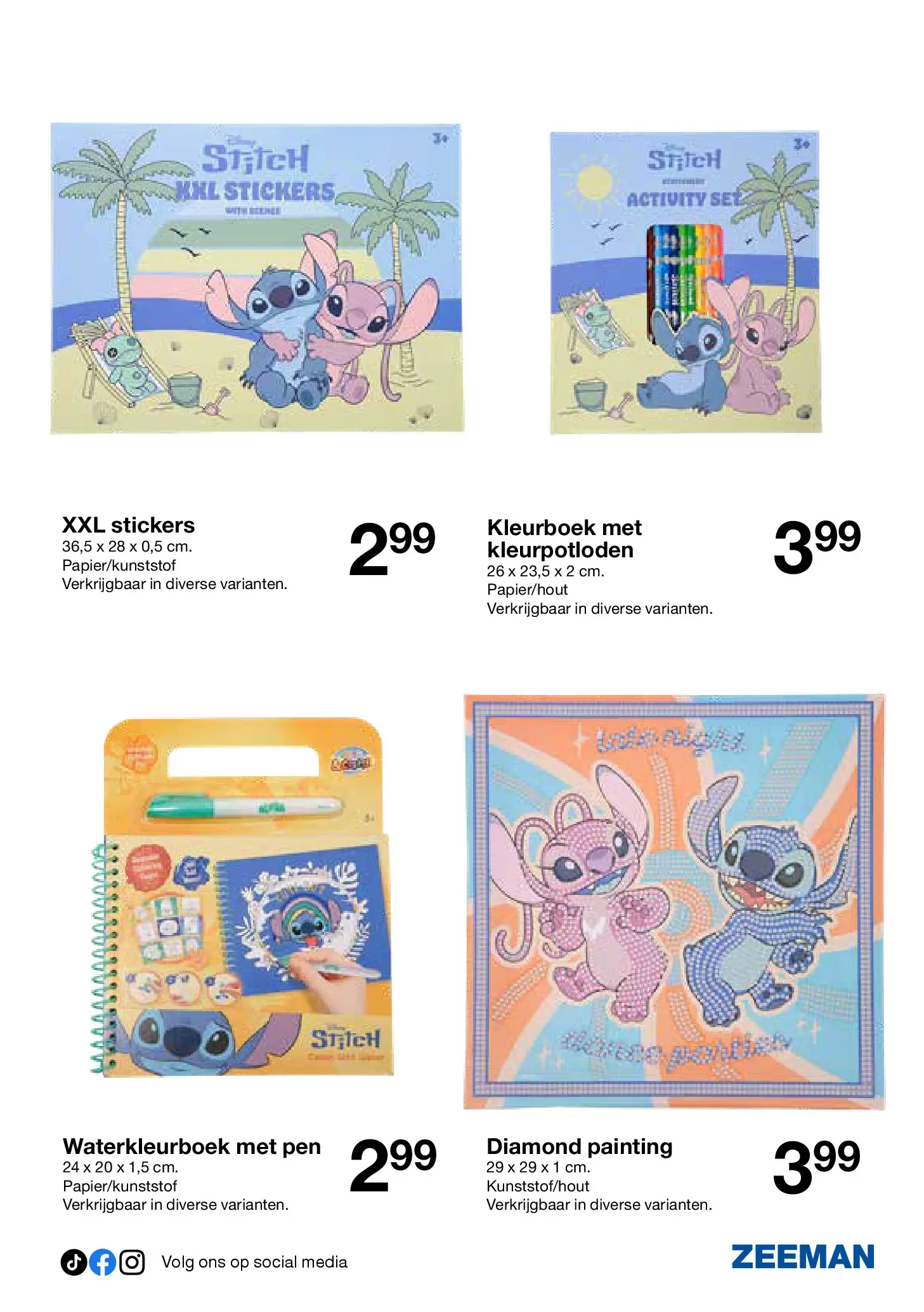 Zeeman folder vanaf 05-12-2025 || NIEUWE | Pagina: 9 | Producten: Pen, Kleurpotloden, Stickers