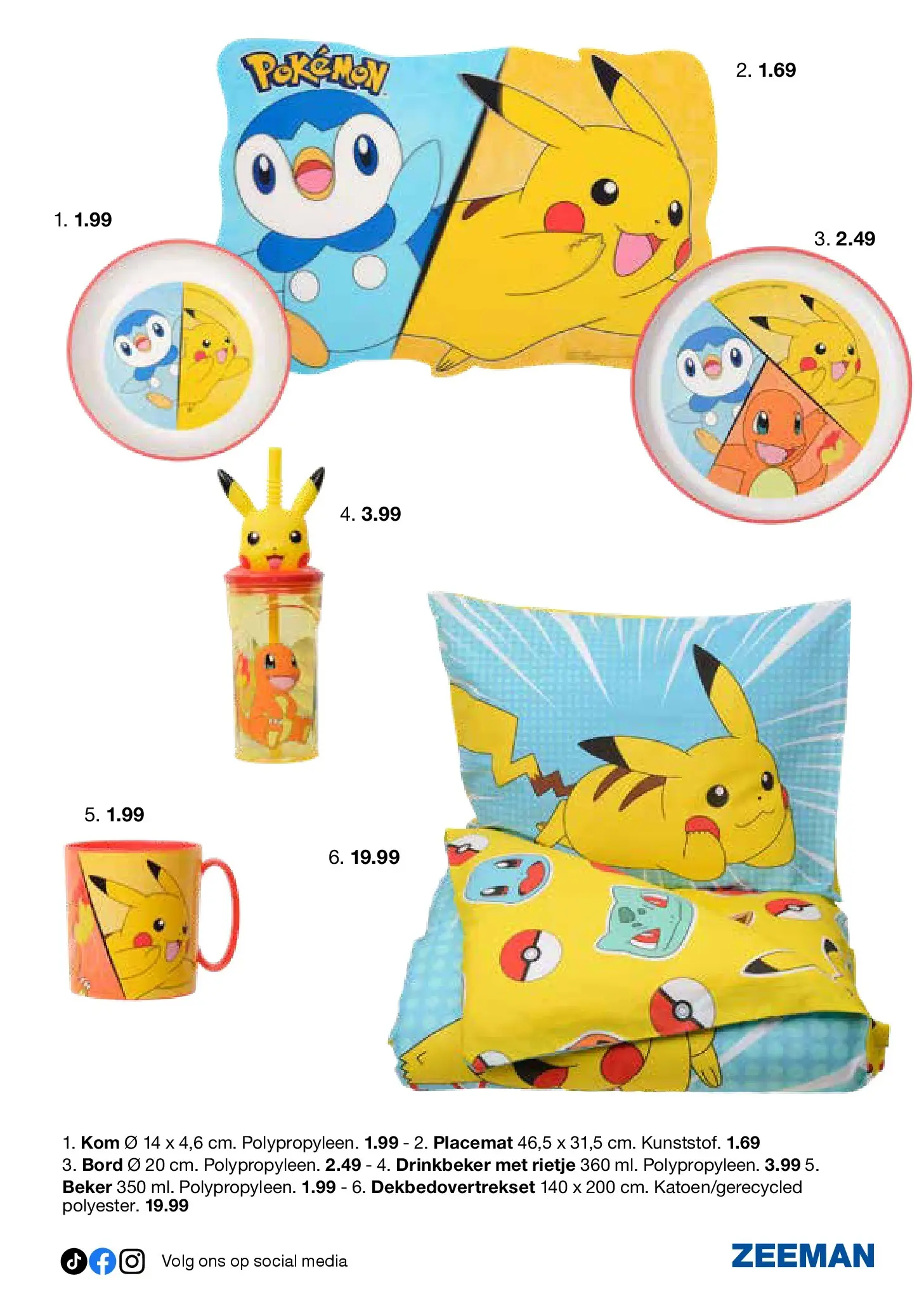 Zeeman folder vanaf 05-12-2025 || NIEUWE | Pagina: 11 | Producten: Kom, Beker, Bord