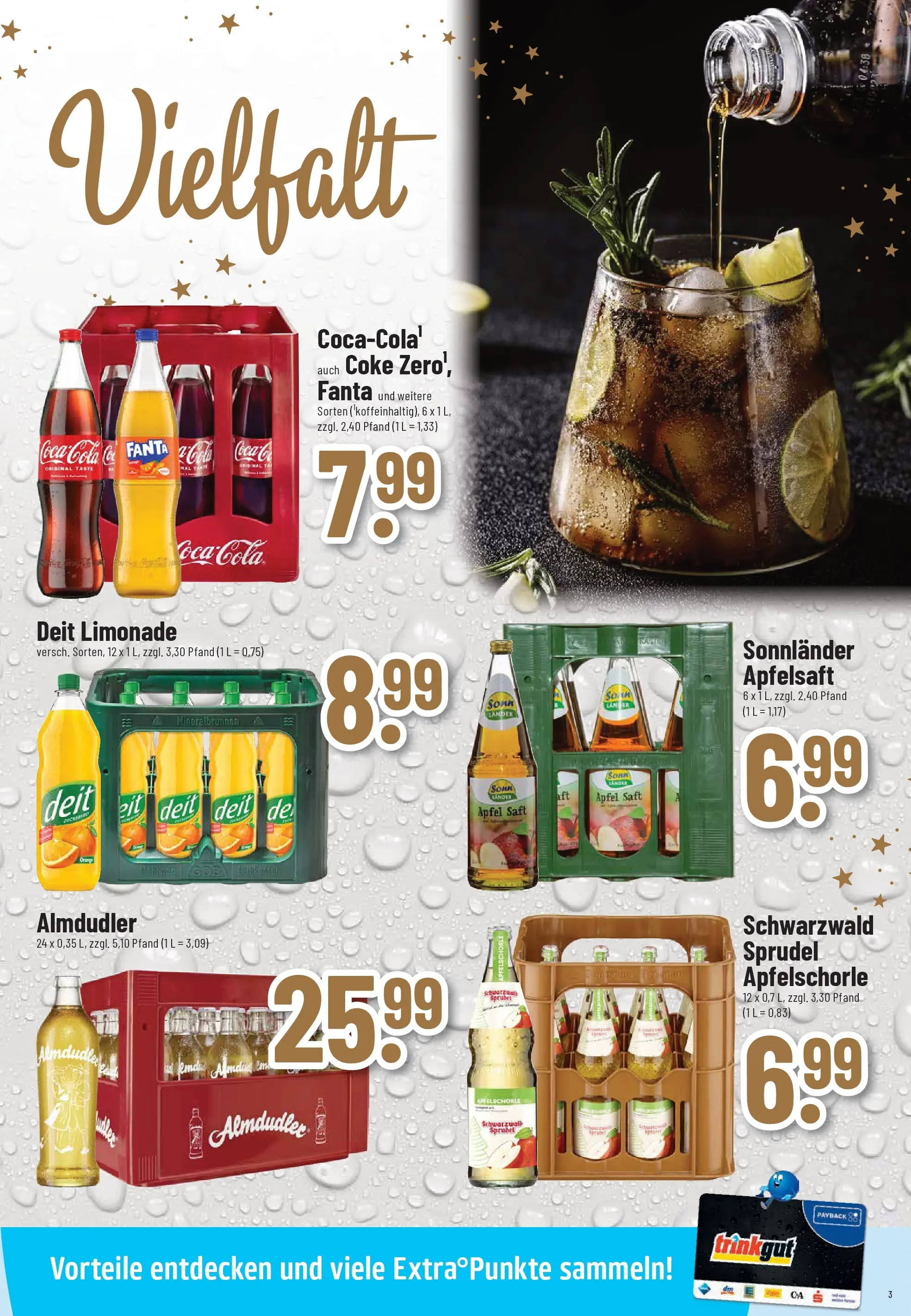 Trinkgut - trinkgut: Wochenangebote (ab 07.12.2025) » Angebote online | Seite: 3 | Produkte: Coca cola, Äpfel, Limonade, Apfelsaft