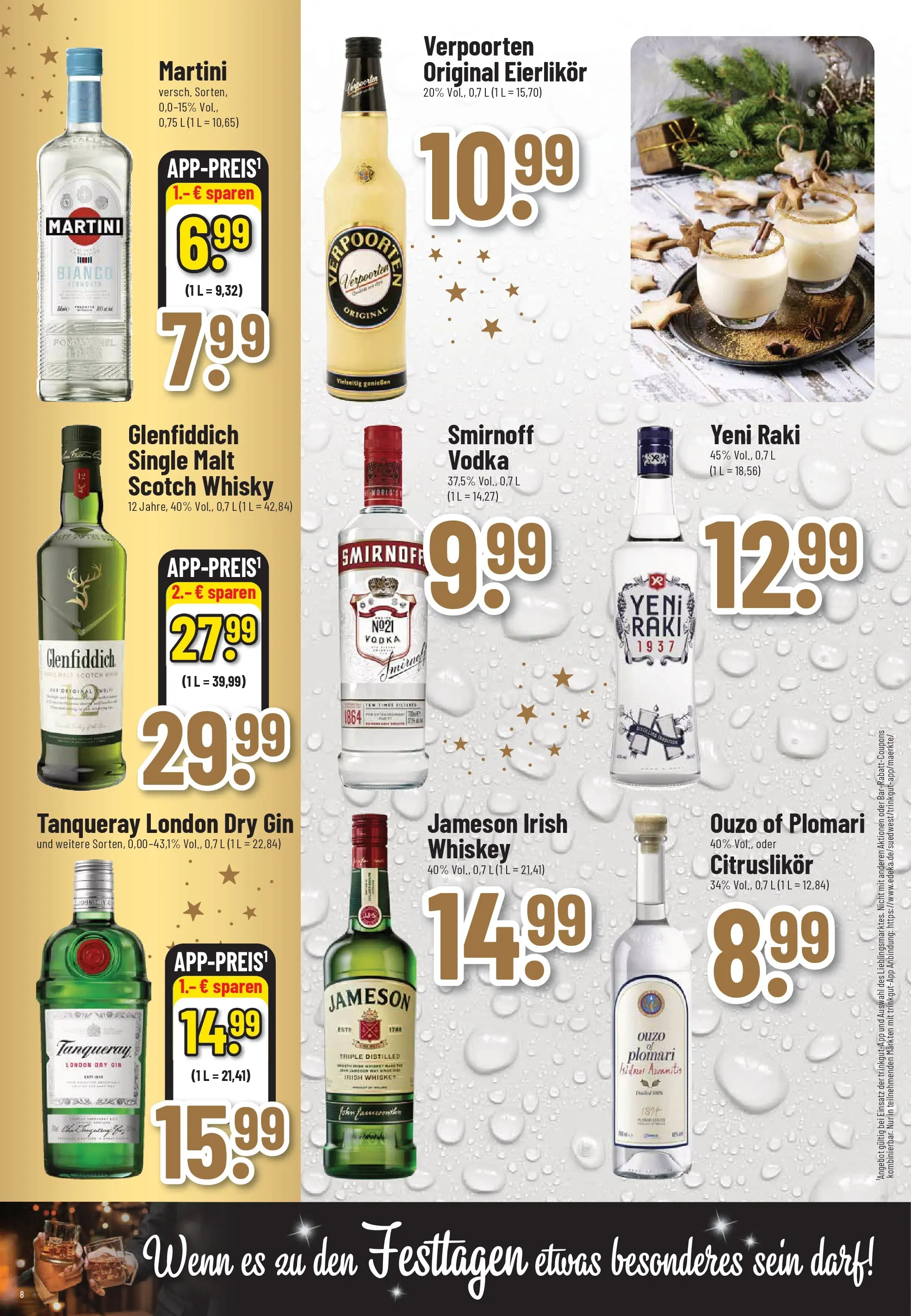 Trinkgut - trinkgut: Wochenangebote (ab 07.12.2025) » Angebote online | Seite: 8 | Produkte: Martini, Ouzo, Smirnoff, Vodka