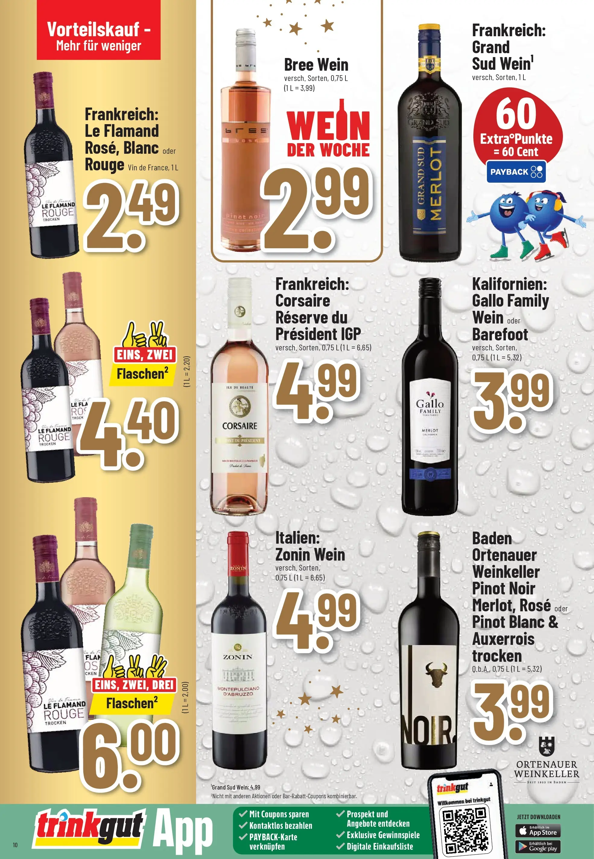 Trinkgut - trinkgut: Wochenangebote (ab 07.12.2025) » Angebote online | Seite: 10 | Produkte: Merlot, Bree, Grand sud, Wein