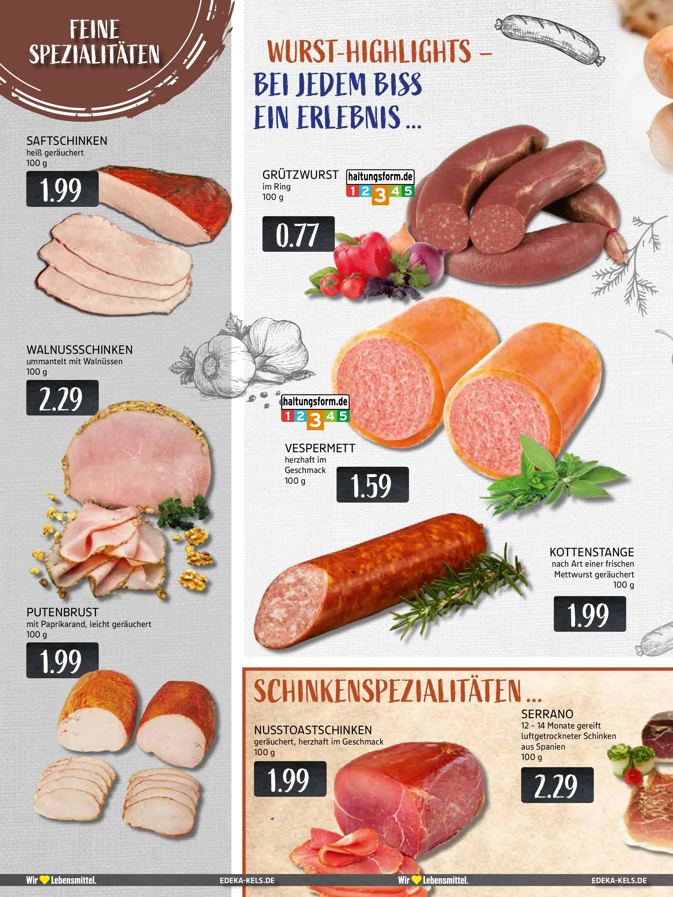 Edeka prospekt Essen	 (ab 01.12.2025) » Angebote Online | Seite: 4 | Produkte: Schinken