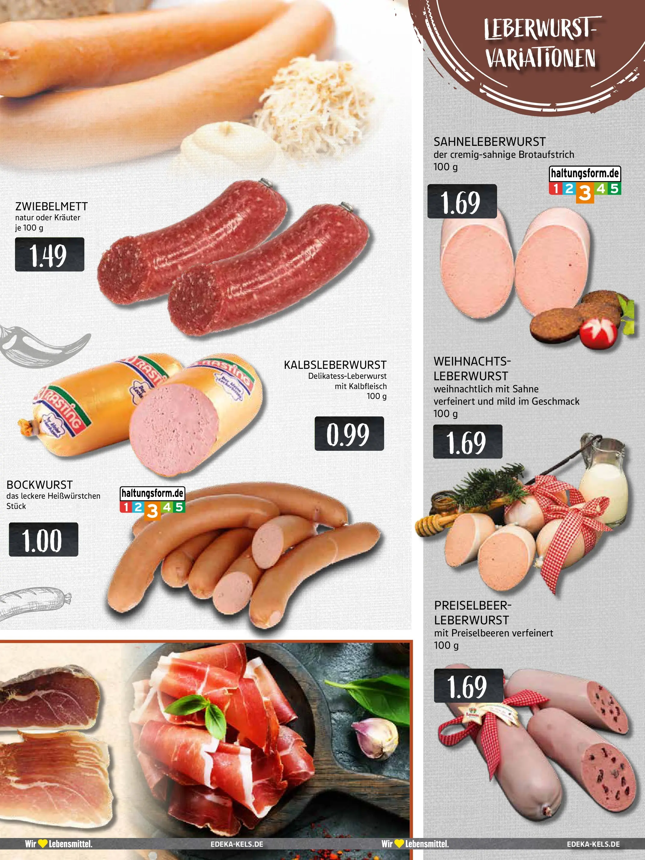 Edeka prospekt Essen	 (ab 01.12.2025) » Angebote Online | Seite: 5 | Produkte: Bockwurst, Sahne