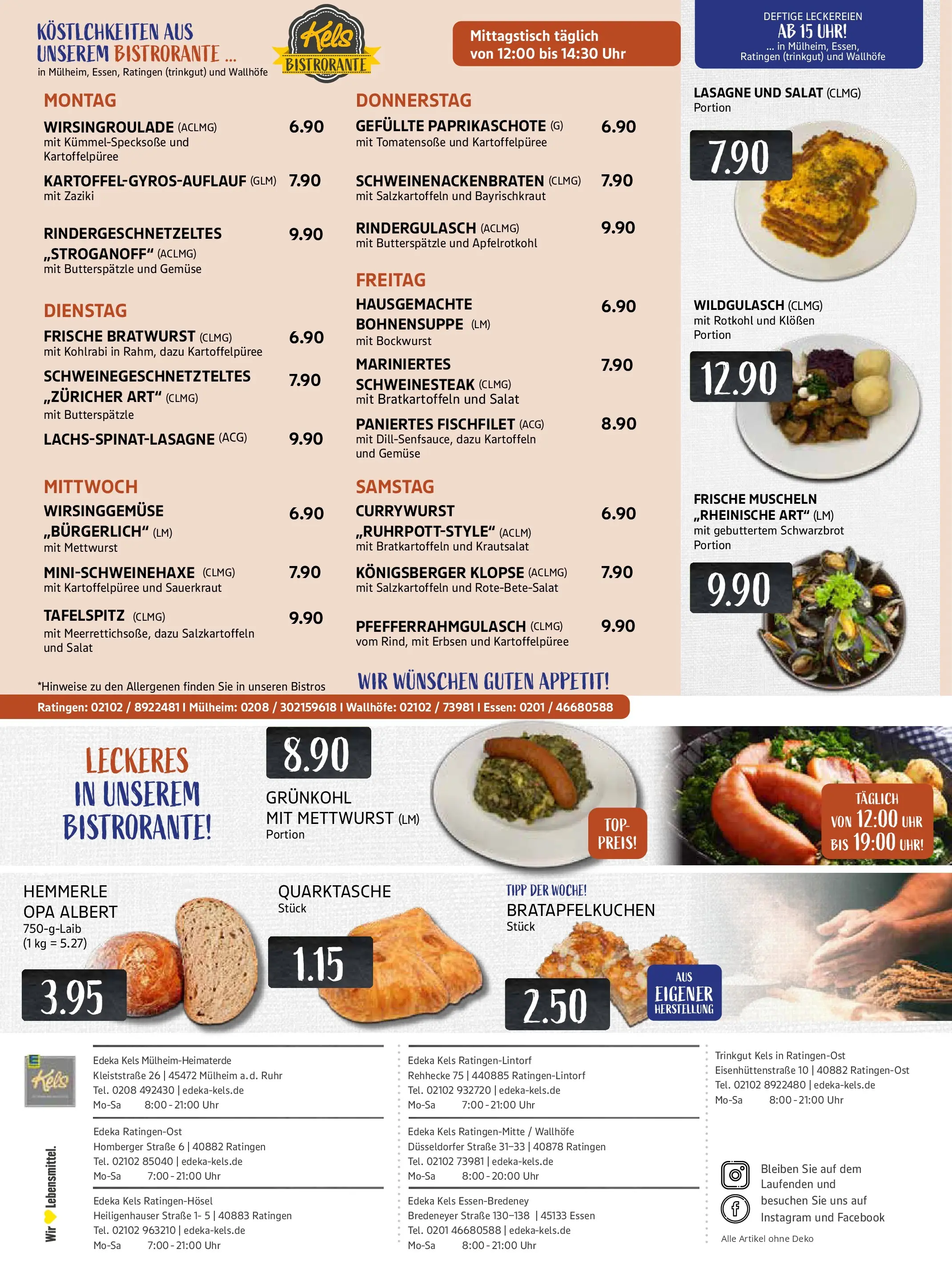 Edeka prospekt Essen	 (ab 01.12.2025) » Angebote Online | Seite: 16 | Produkte: Lachs, Kartoffeln, Gemüse, Uhr