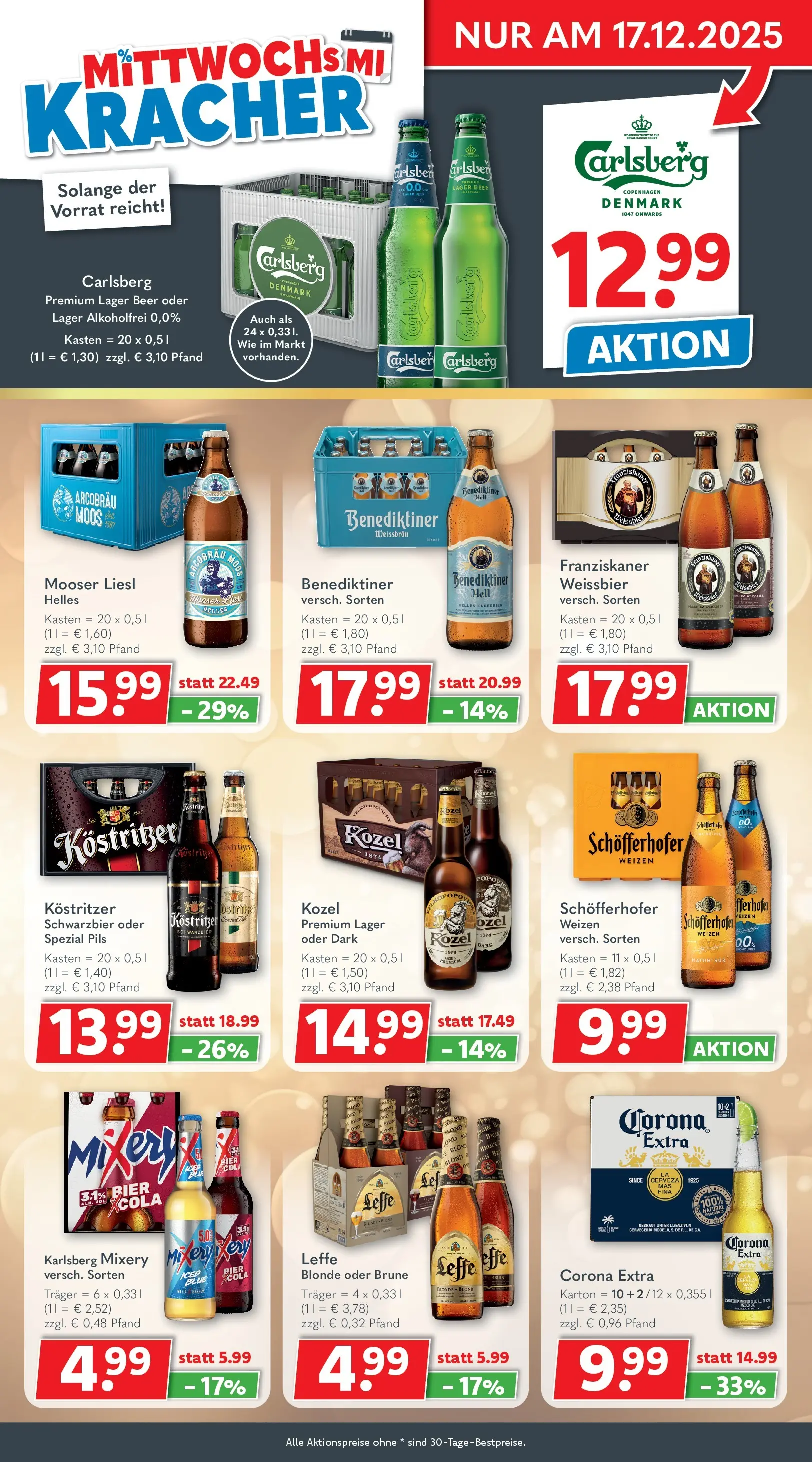 Getränkeland - Getränkeland: Getränkeangebote (ab 07.12.2025) zum Blättern | Seite: 3 | Produkte: Carlsberg, Bier, Weißbier, Mixery