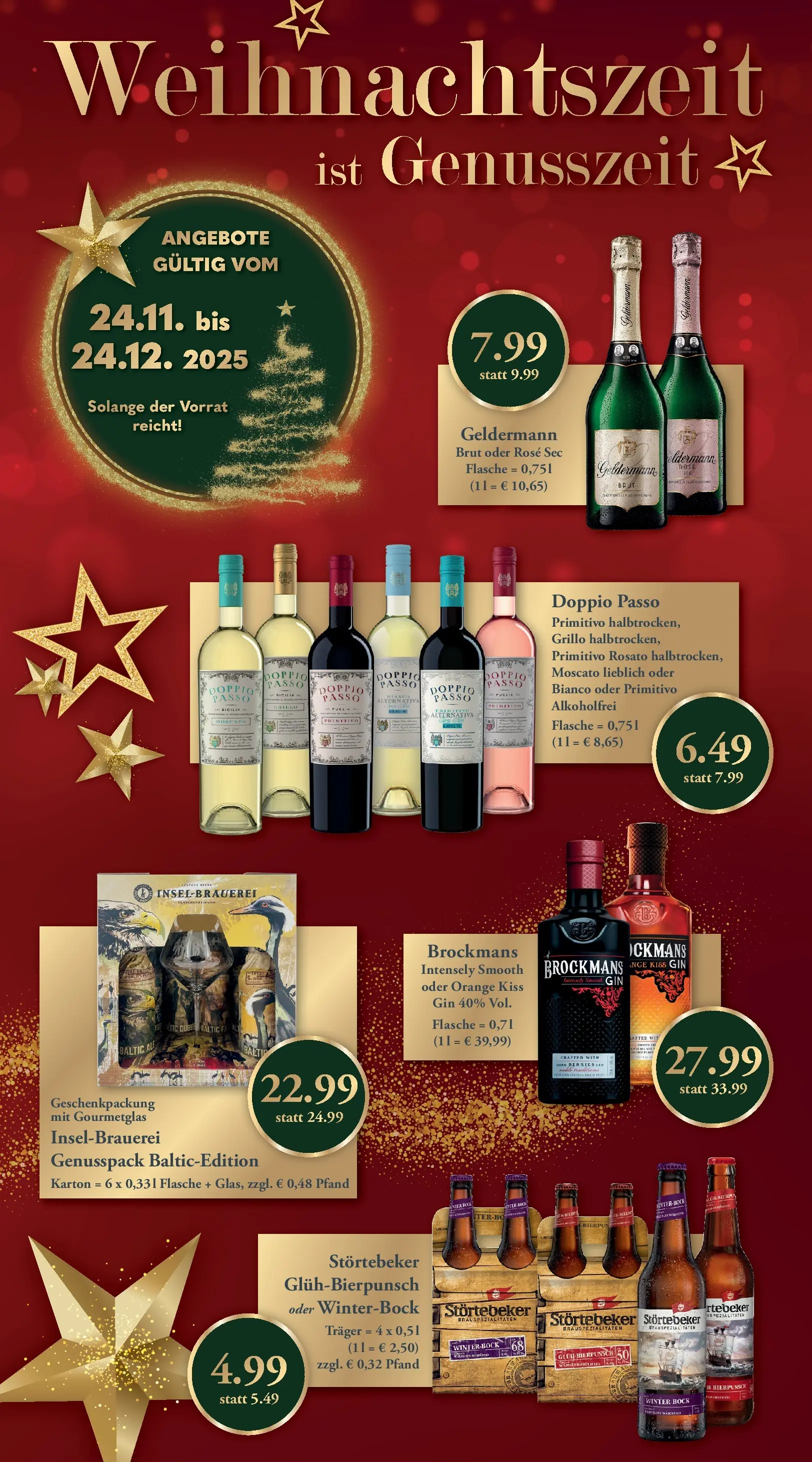 Getränkeland - Getränkeland: Getränkeangebote (ab 07.12.2025) zum Blättern | Seite: 4 | Produkte: Doppio passo primitivo, Doppio Passo, Gin