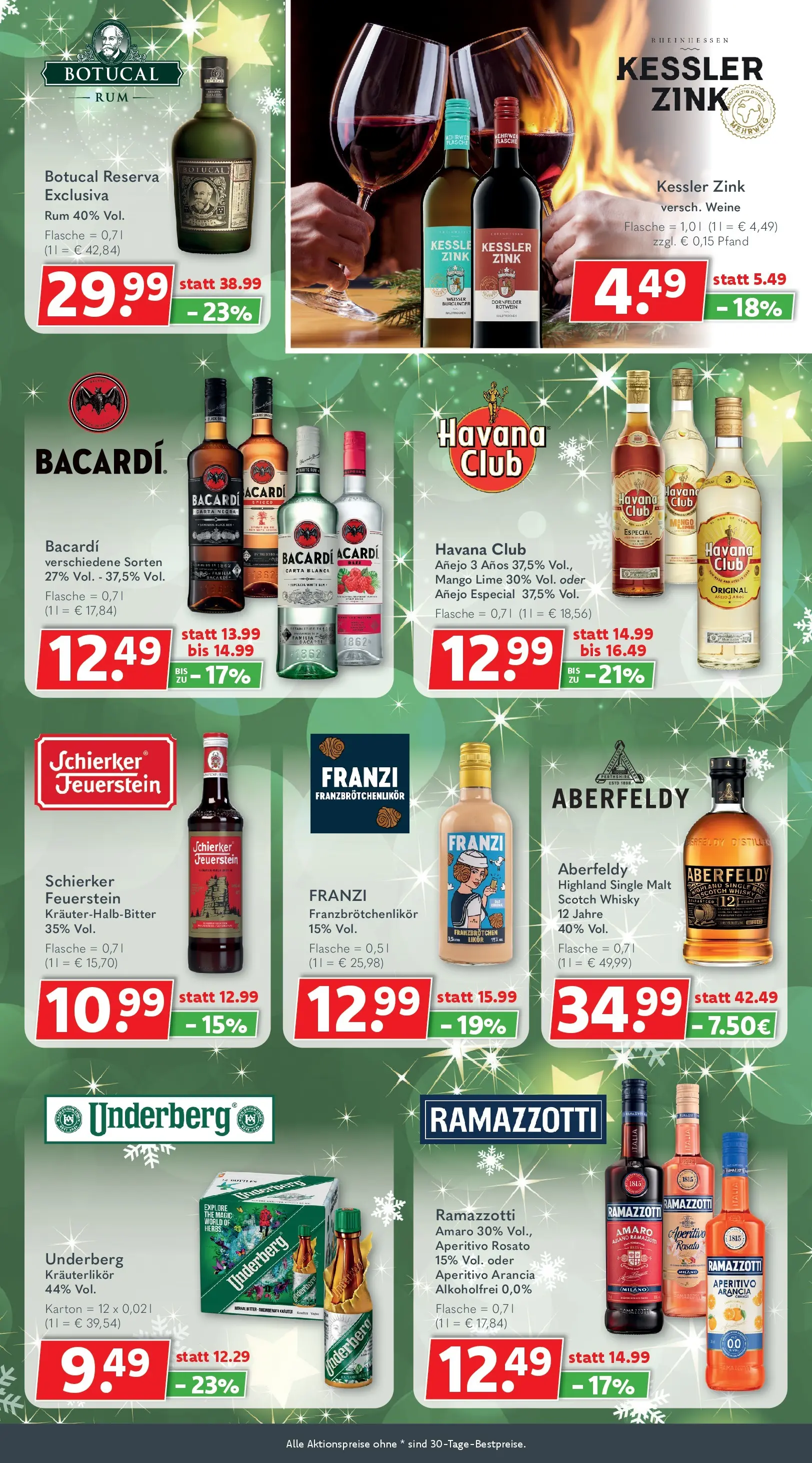 Getränkeland - Getränkeland: Getränkeangebote (ab 07.12.2025) zum Blättern | Seite: 9 | Produkte: Rotwein, Likör, Ramazzotti, Underberg