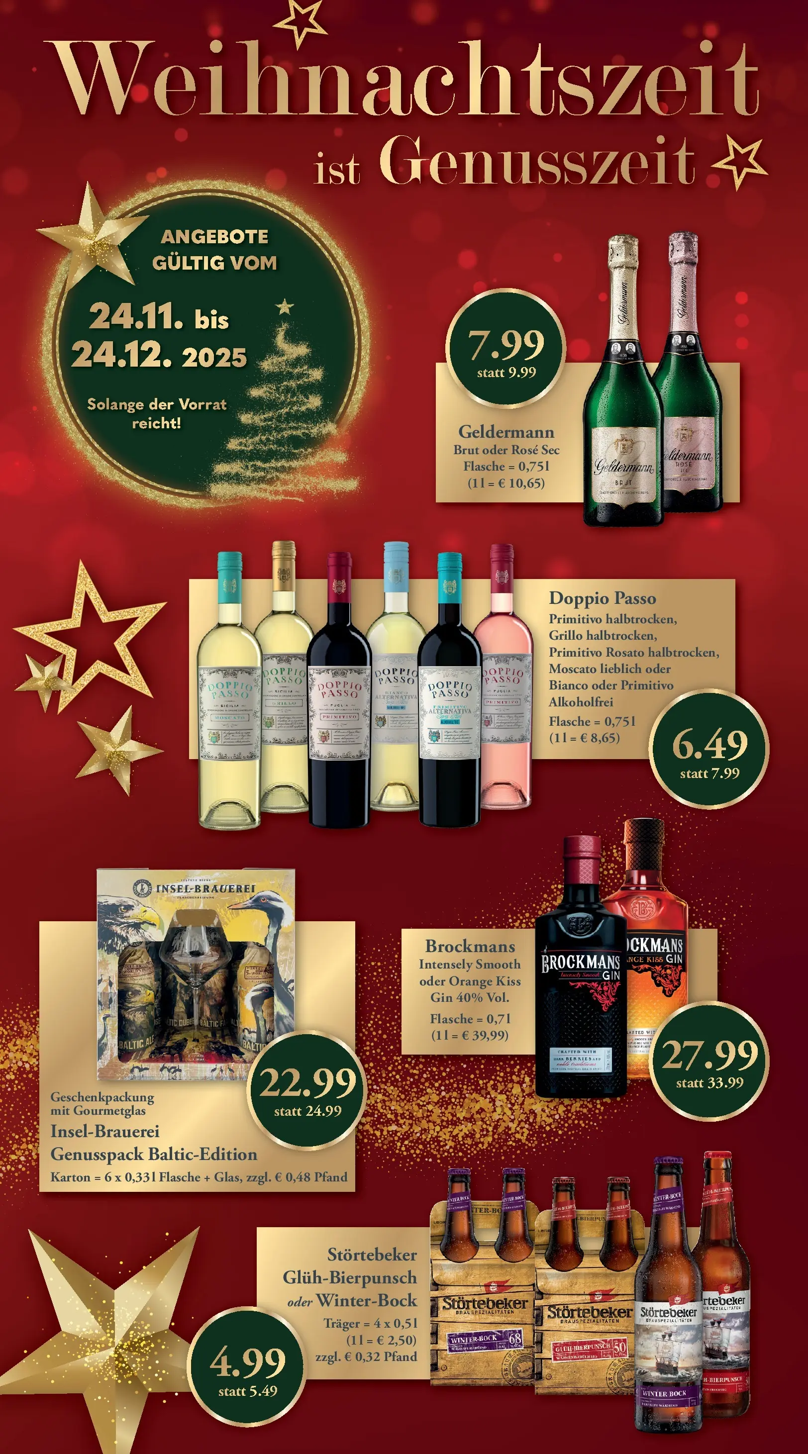 Getränkeland - Getränkeland: Getränkeangebote (ab 08.12.2025) zum Blättern | Seite: 4 | Produkte: Doppio passo primitivo, Doppio Passo, Gin