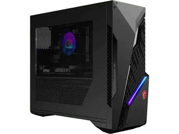 MSI MAG Infinite S3 14NVL5-2814DE Gaming PC, Intel Core i5-14400F Prozessor (20 MB Cache, bis zu 4,70 GHz), 16 GB RAM SSD, GeForce RTX™ 5060, Windows 11 Home, Schwarz